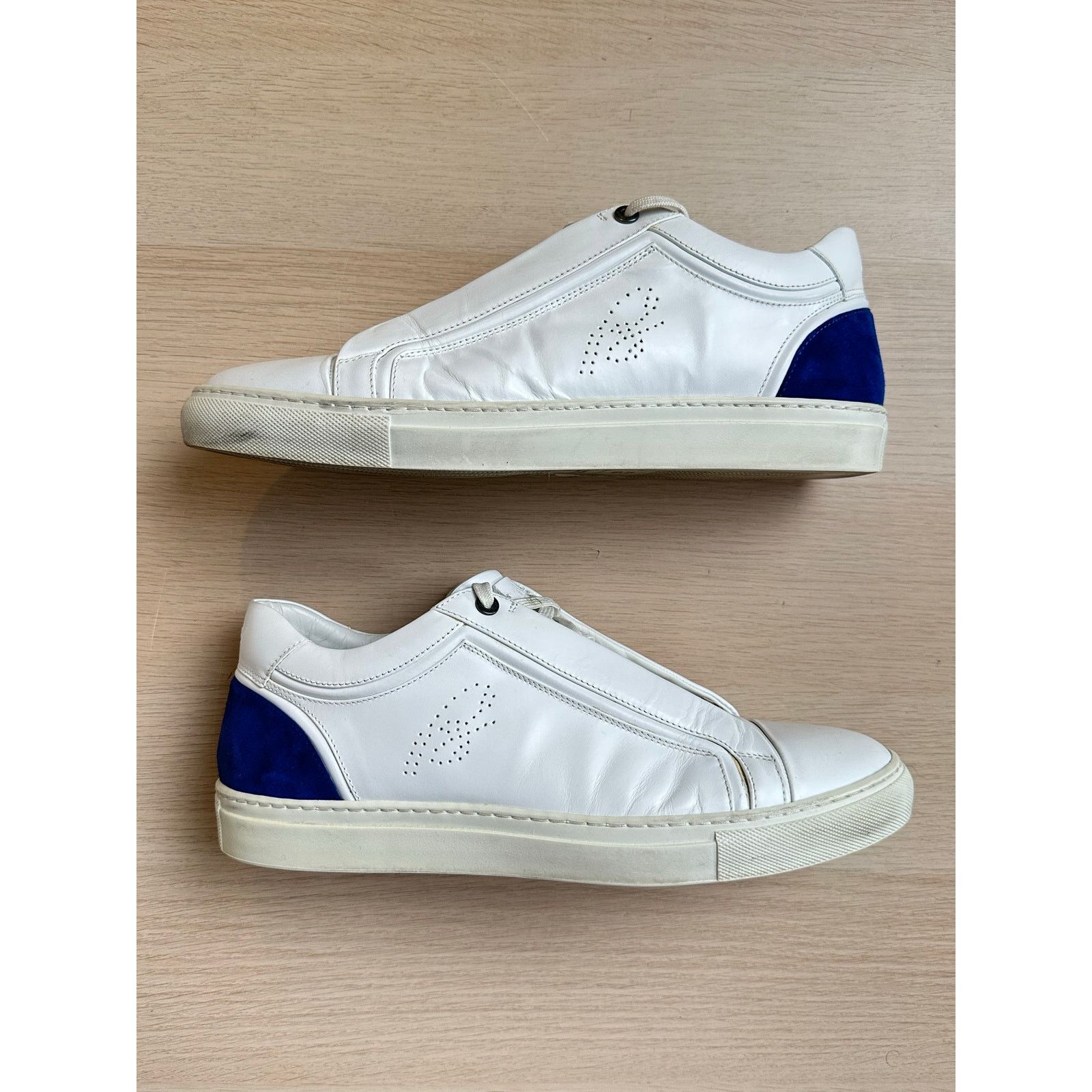 Brioni Rare Brioni Blue and White Sneaker - Size 10.5M - Mint Size US 10.5 / EU 43-44 - 5 Thumbnail