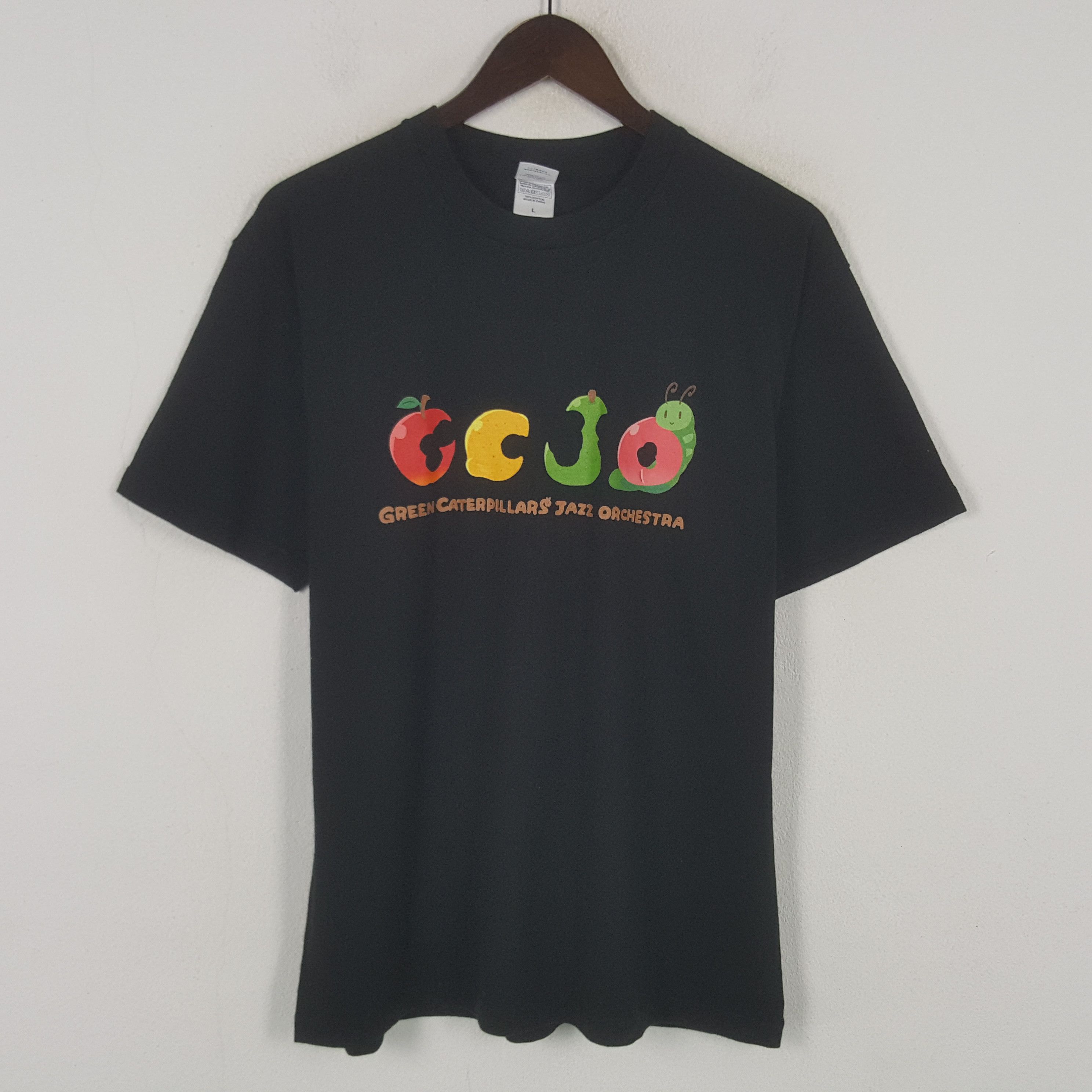 Other Vintage GCJO Green Caterpilar Jazz Orchestra T-shirt Size US M / EU 48-50 / 2 - 1 Thumbnail