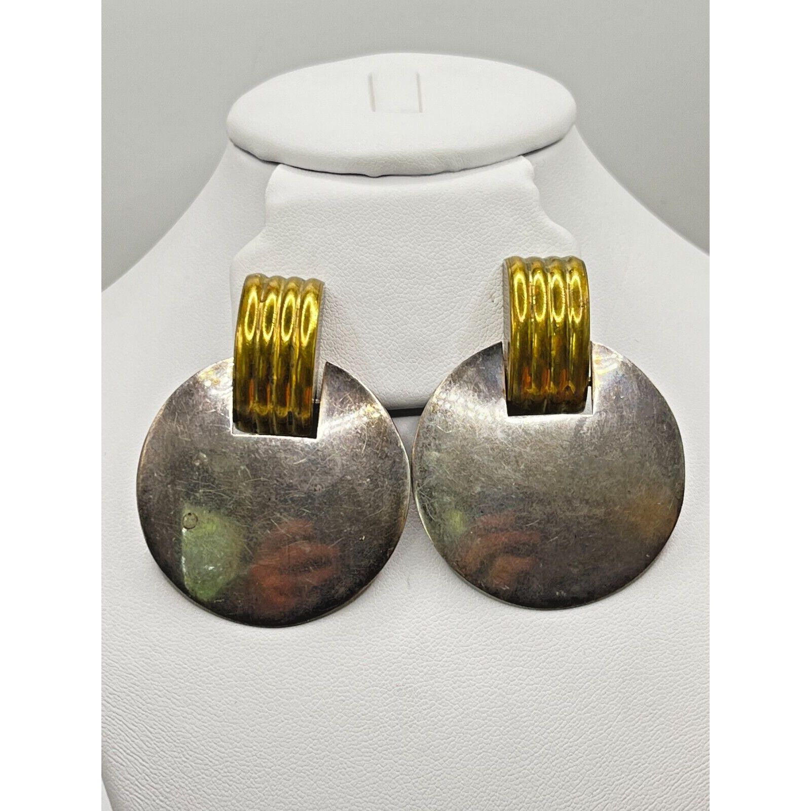 Mexicana Mexican Silver Earrings TC-142 Large Clip-on 29g Size ONE SIZE - 3 Thumbnail