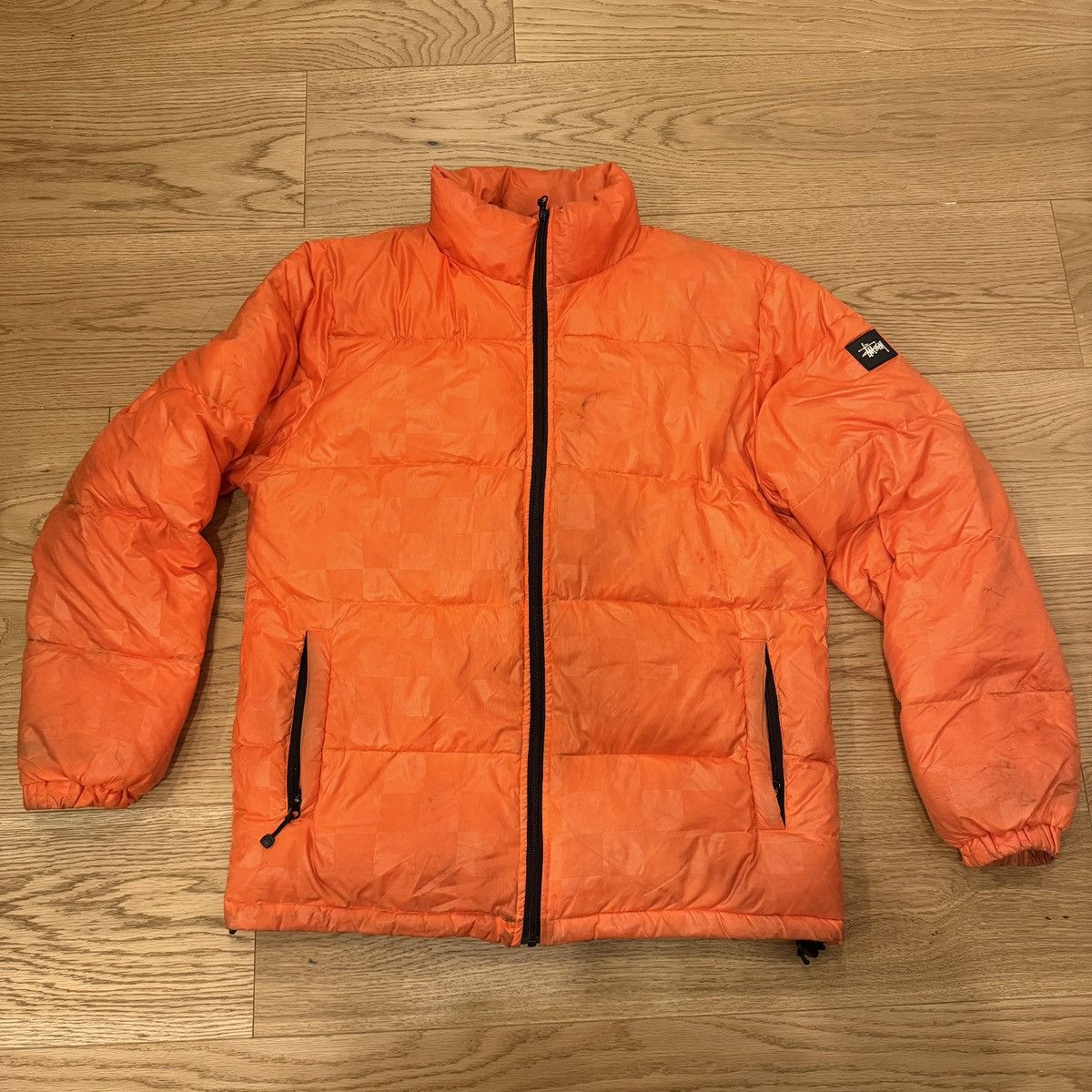 Stussy Orange Stussy Puffer Jacket Size US L / EU 52-54 / 3 - 1 Thumbnail