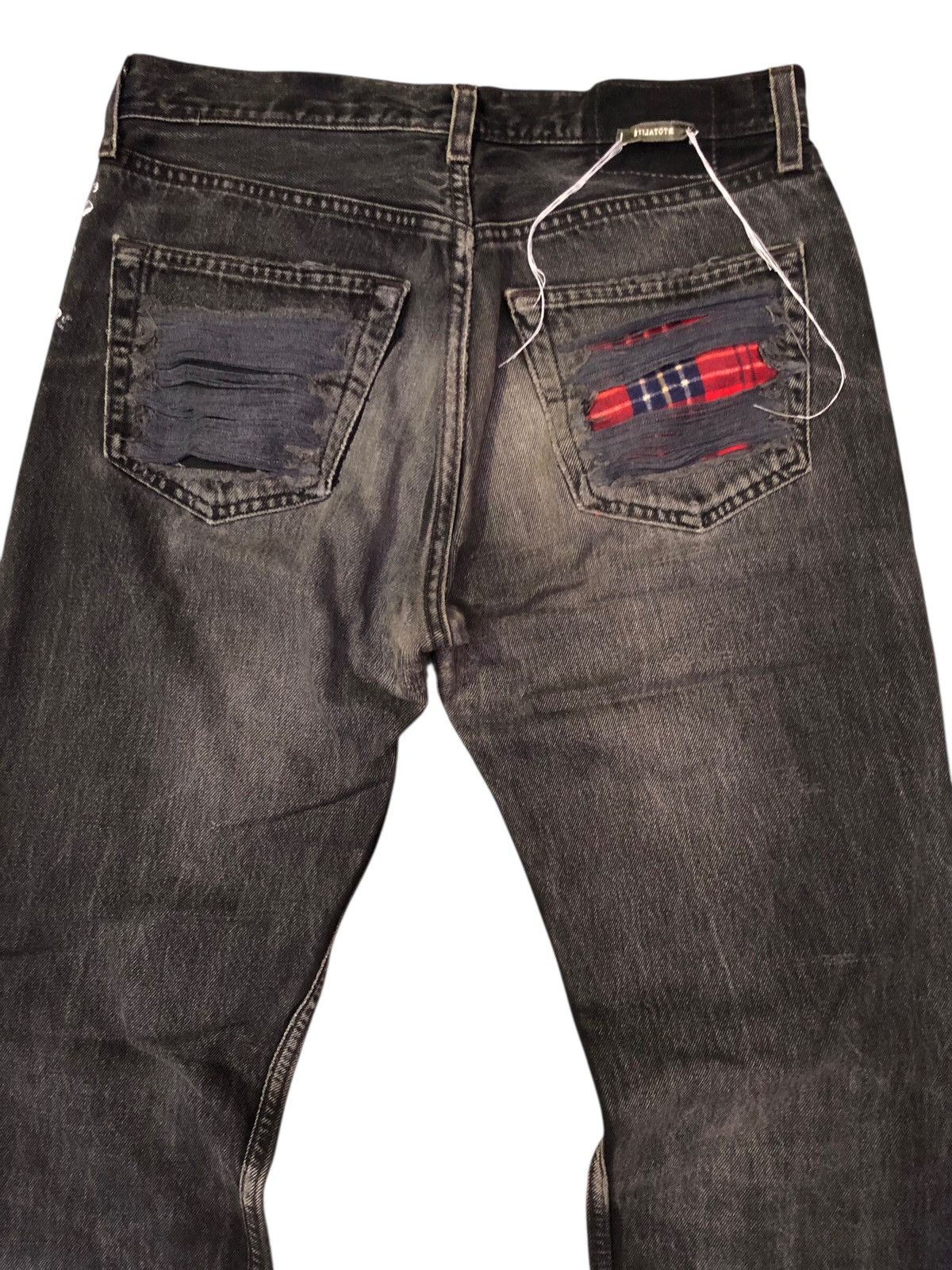 Levi's 🔥Vintage LEVIS x LaTOTALITE Distressed Patchwork 501xx Jeans Size US 32 / EU 48 - 5 Thumbnail