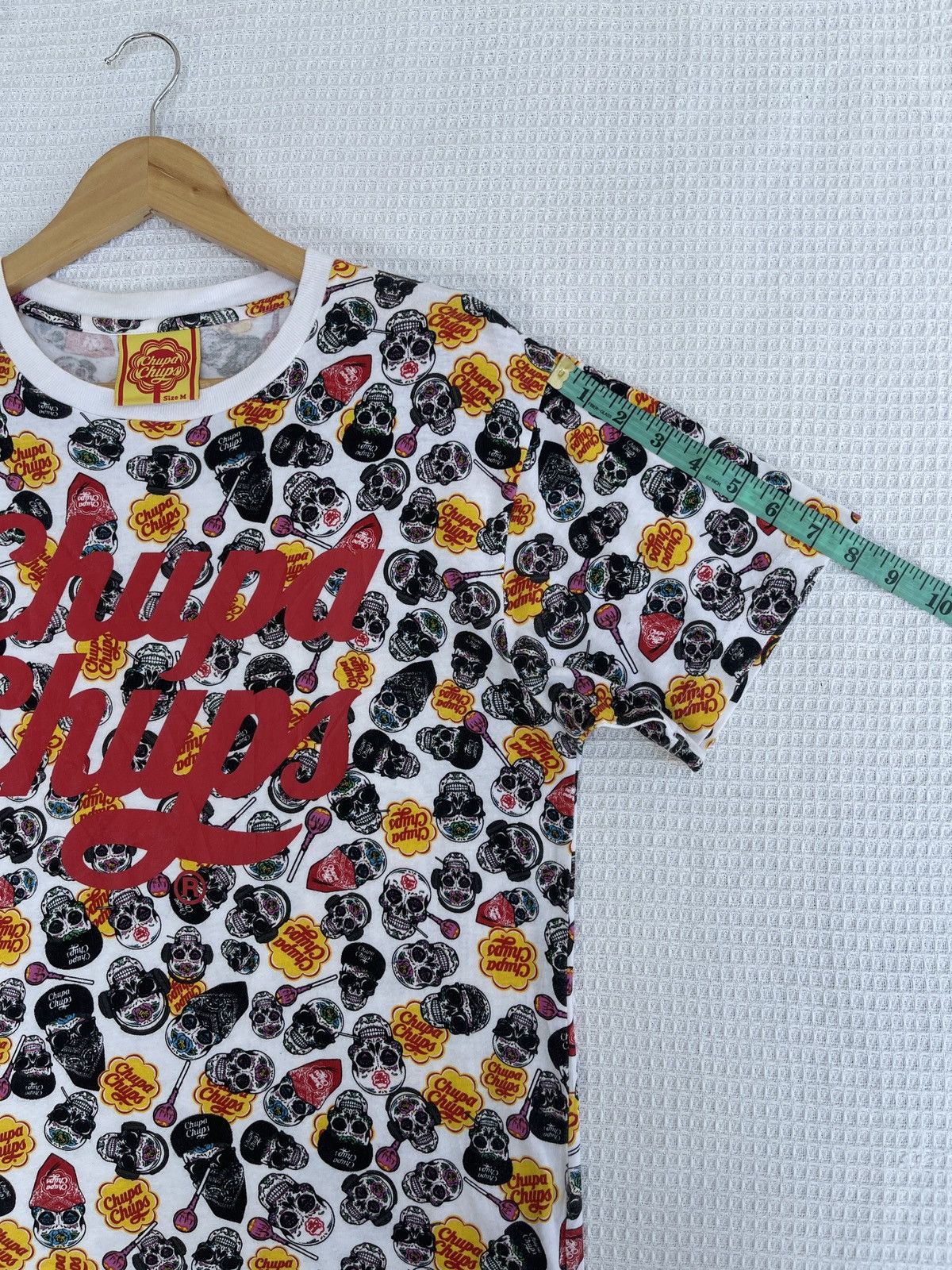 Vintage Last Drop🔥Chupa Chups Skull Lolipops Snack Promo Graphic Tee Size US M / EU 48-50 / 2 - 13 Thumbnail