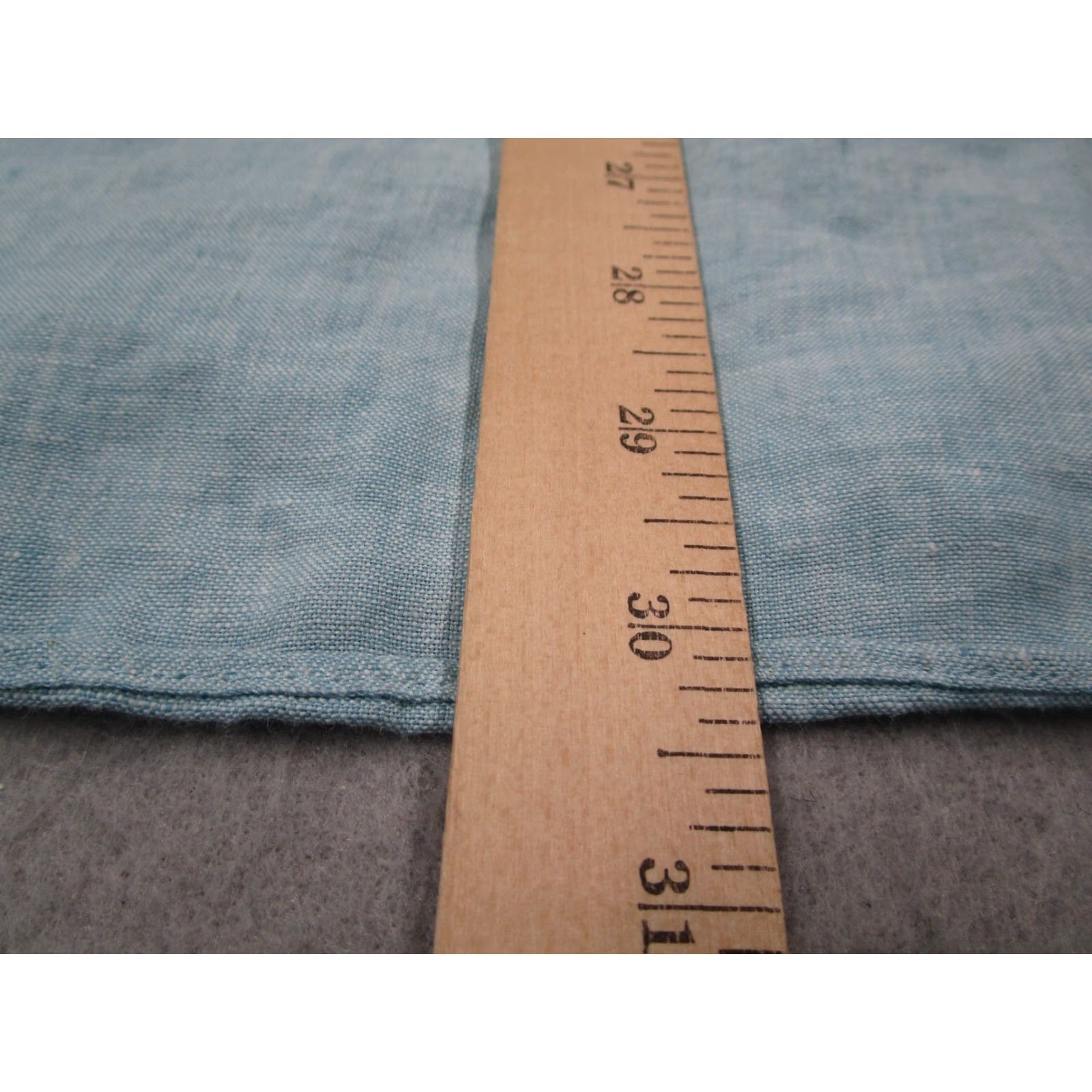 UNTUCKit UNTUCKit Button-Up Shirt Mens 2XL Slim Fit Blue Franconia Linen Long Sleeve Size US XXL / EU 58 / 5 - 7 Thumbnail