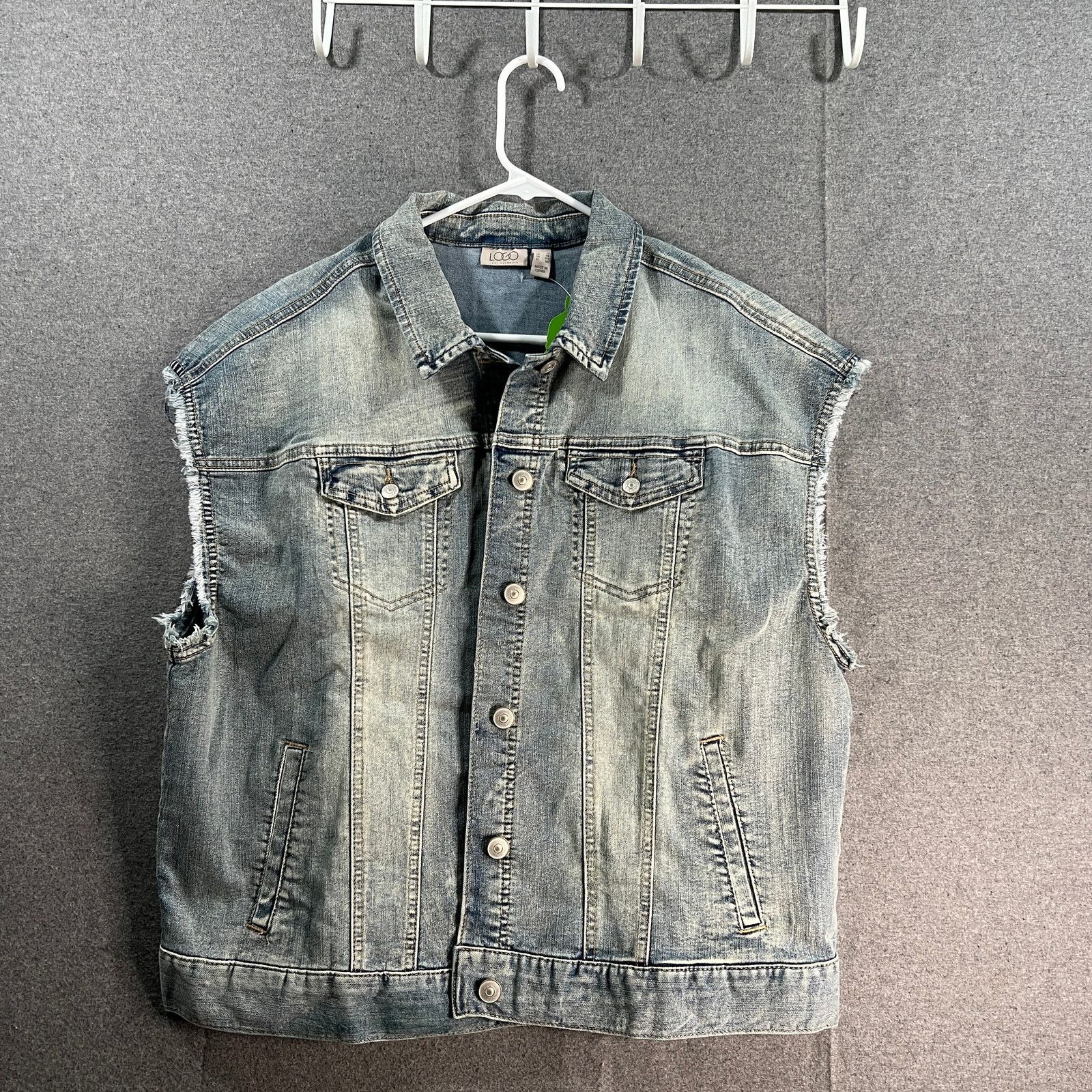 Other LOGO by Lori Goldstein Jeans Jacket Womens Size XL / US 12-14 / IT 48-50 - 10 Thumbnail