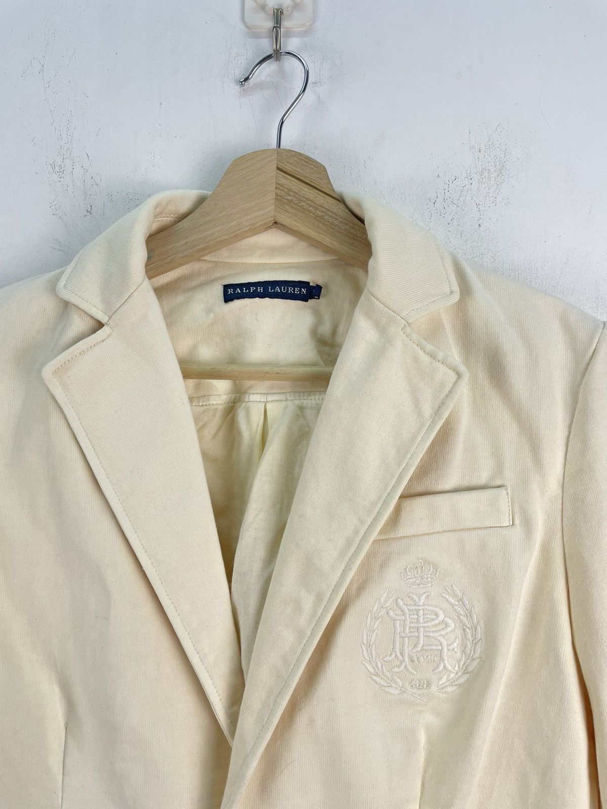Polo Ralph Lauren Ralph Lauren Crest Embroidery Blazer Preppy Ivy Coat Jacket Size S / US 4 / IT 40 - 2 Thumbnail