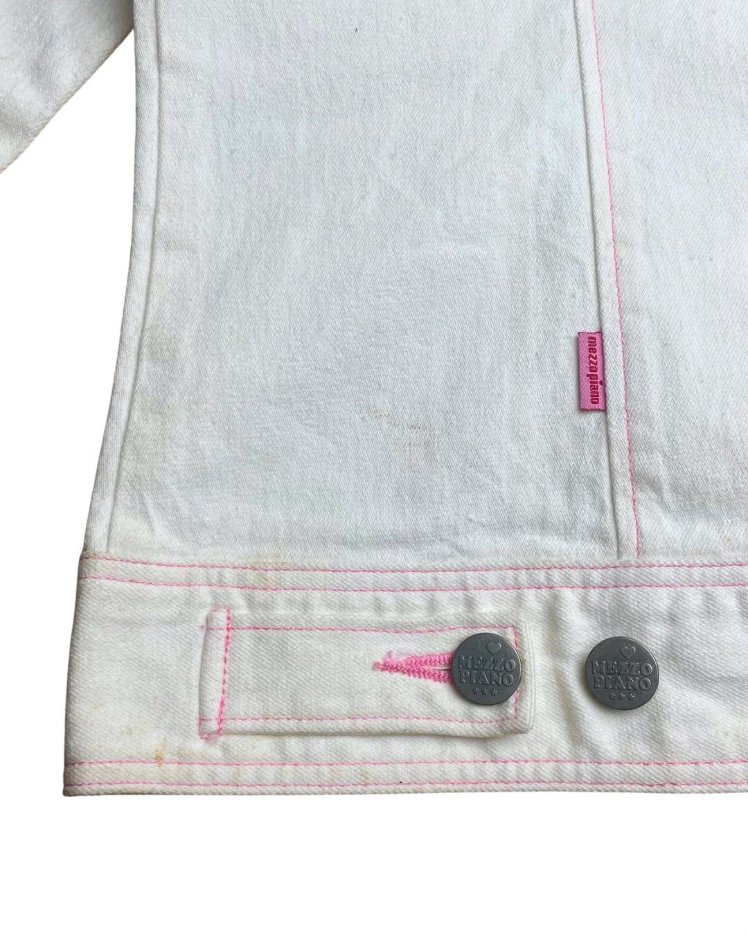 Japanese Brand Mezzo Piano Sweet Graphic Denim Jacket Size S / US 4 / IT 40 - 7 Thumbnail