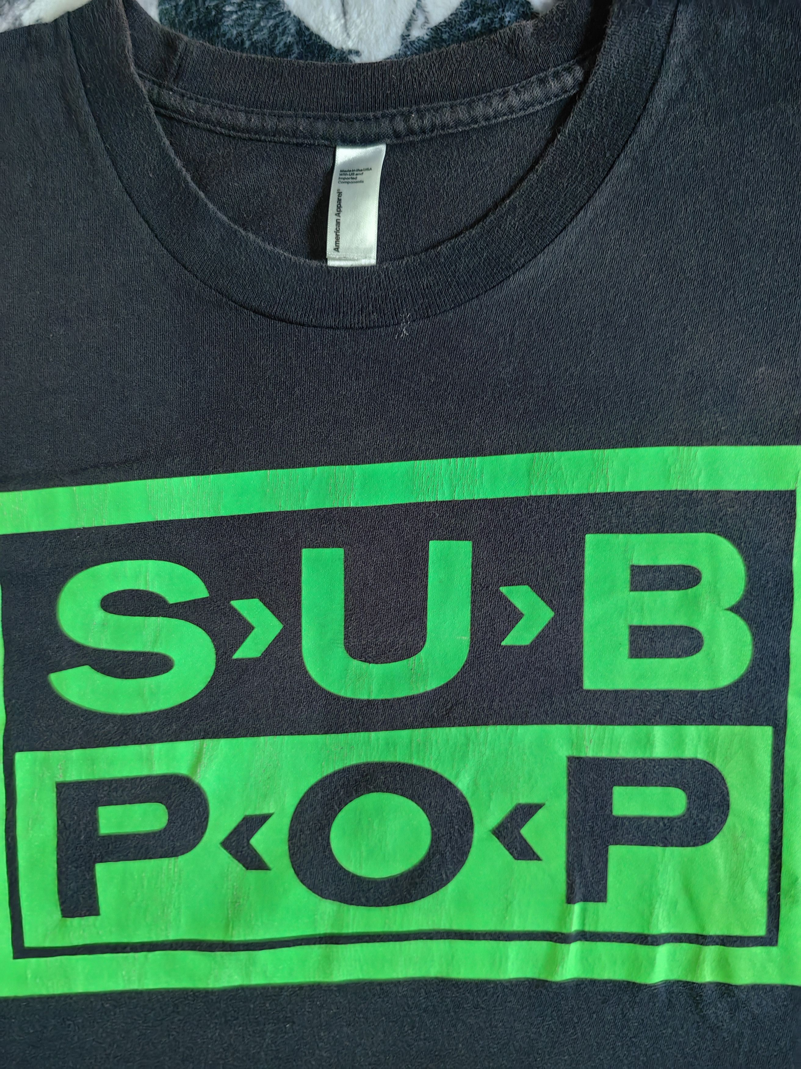 American Apparel Sub Pop Shirt Size US L / EU 52-54 / 3 - 7 Thumbnail