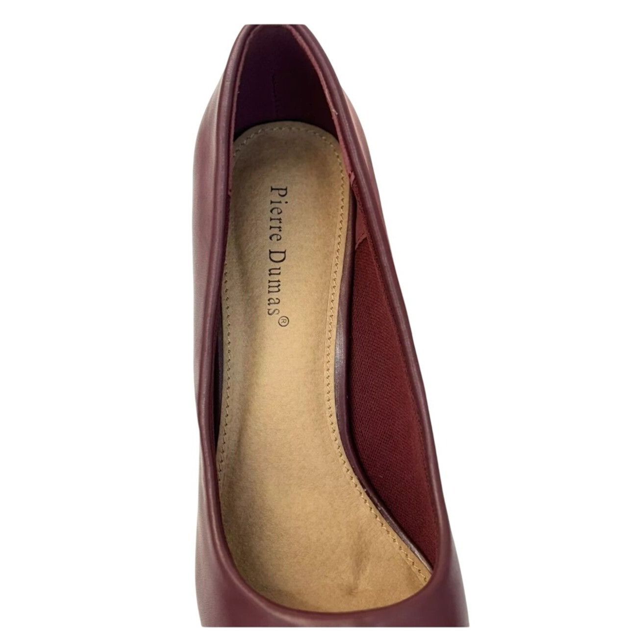Other PIERRE DUMAS / Lover-1 / Burgundy / Block Heel / Pointed / Size US 10 / IT 40 - 6 Thumbnail