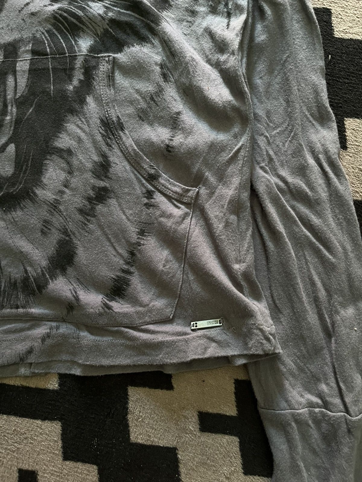 Hysteric Glamour Vintage crafted tiger print turtle neck sweatshirt Size US M / EU 48-50 / 2 - 3 Thumbnail