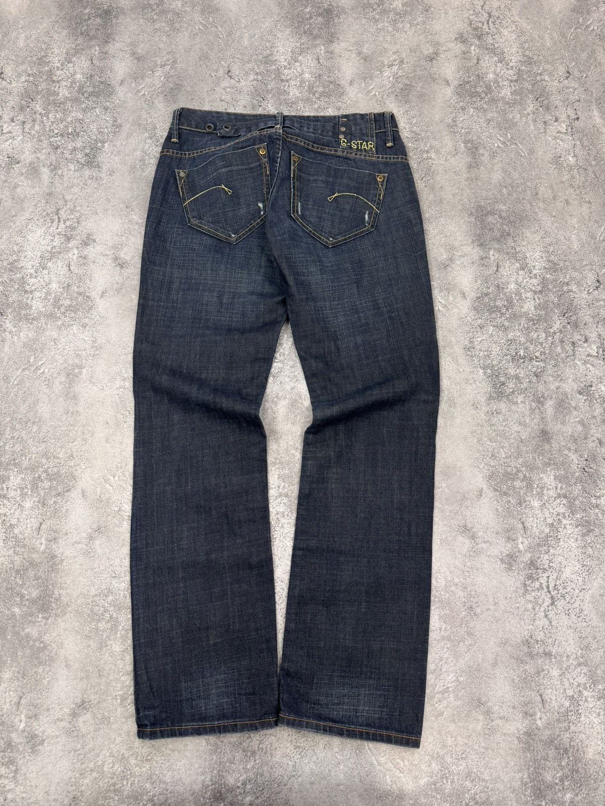 G-Star G-Star Raw Denim Men Straight Jeans Dark Blue Size 30 Size US 30 / EU 46 - 1 Thumbnail