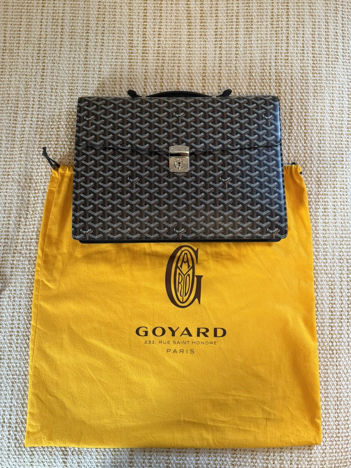 Goyard Limited Edition Goyard Goyardine Briefcase Size ONE SIZE - 18 Thumbnail