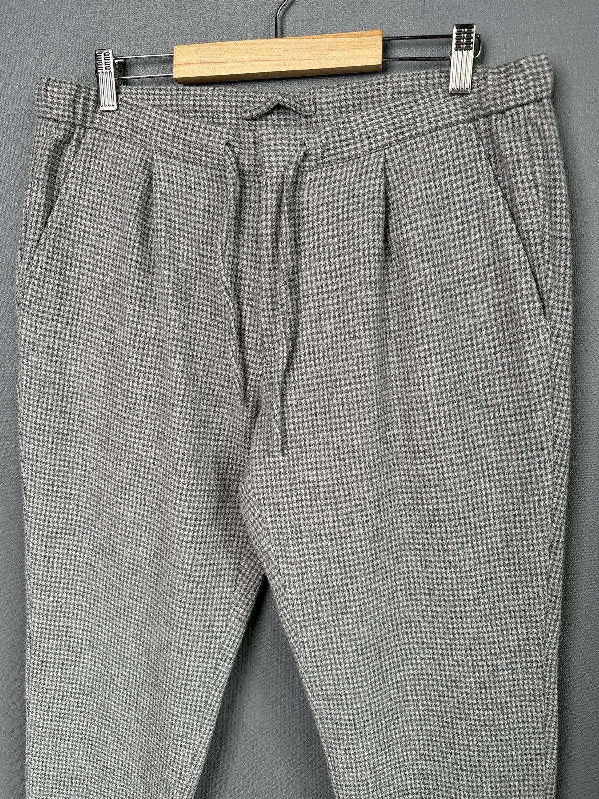 Suitsupply SUITSUPPLY AMES PLEAT ES Wool Cashmere Gray Pants size 52 Size US 34 / EU 50 - 3 Thumbnail