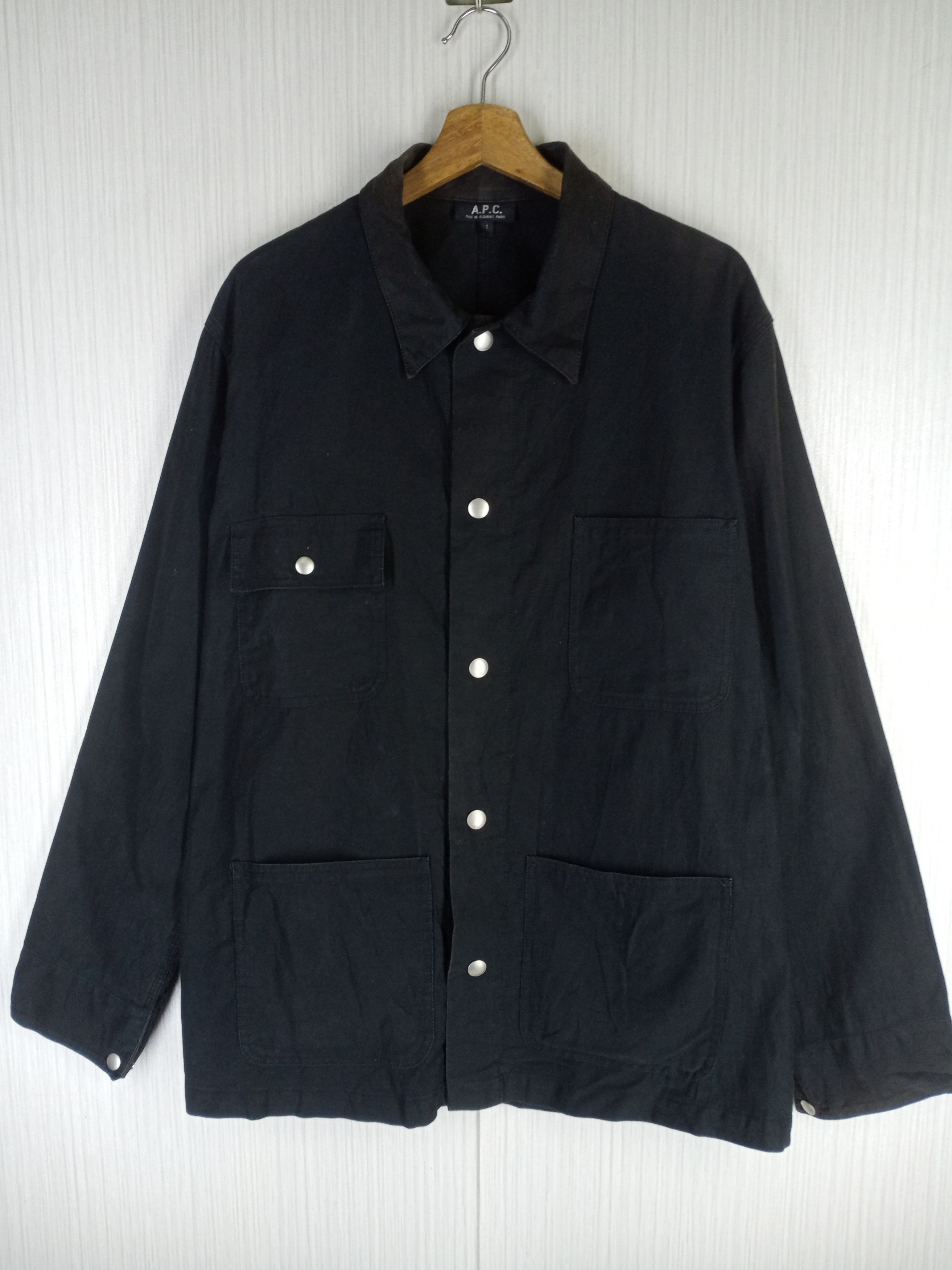 Rare detail! vintage french work jacket Vintage French Workwear