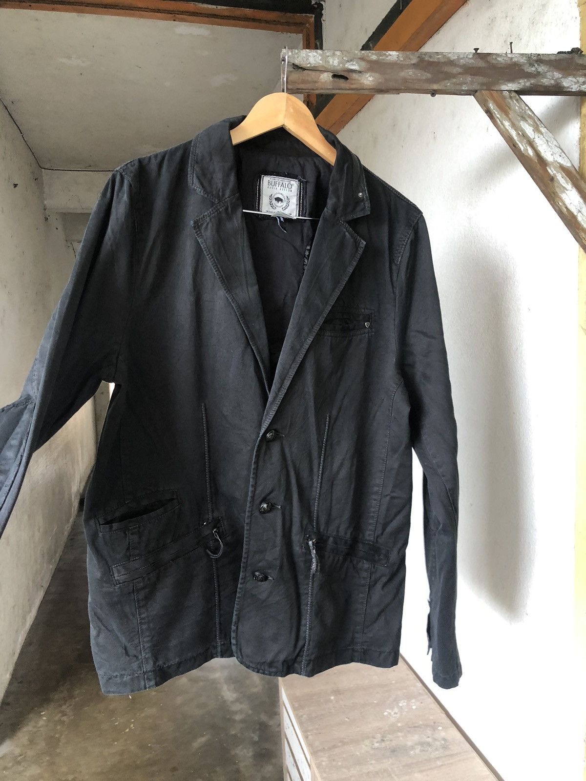 Buffalo David Bitton Vintage Buffalo David Bitton Skull Punk Jacket Size US L / EU 52-54 / 3 - 13 Thumbnail