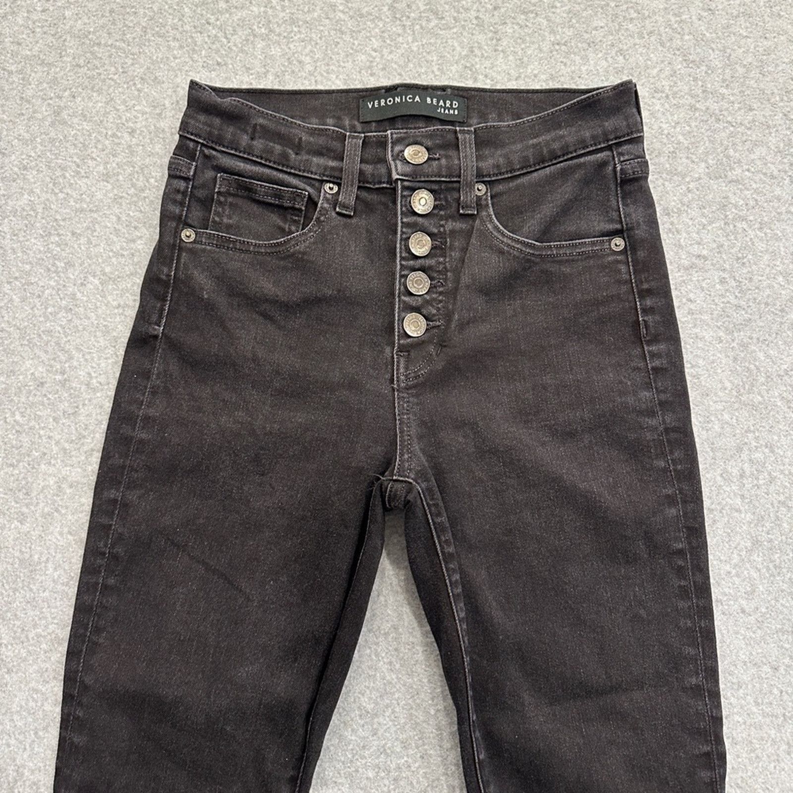Veronica Beard Veronica Beard Debbie Skinny Jeans - Onyx Size 26" / US 2 / IT 38 - 6 Thumbnail