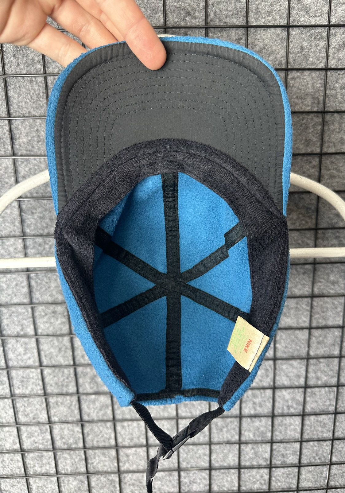 Vintage Nike Vintage Side Logo Fleece Adjustable Cap Hat Size OS Size ONE SIZE - 5 Thumbnail
