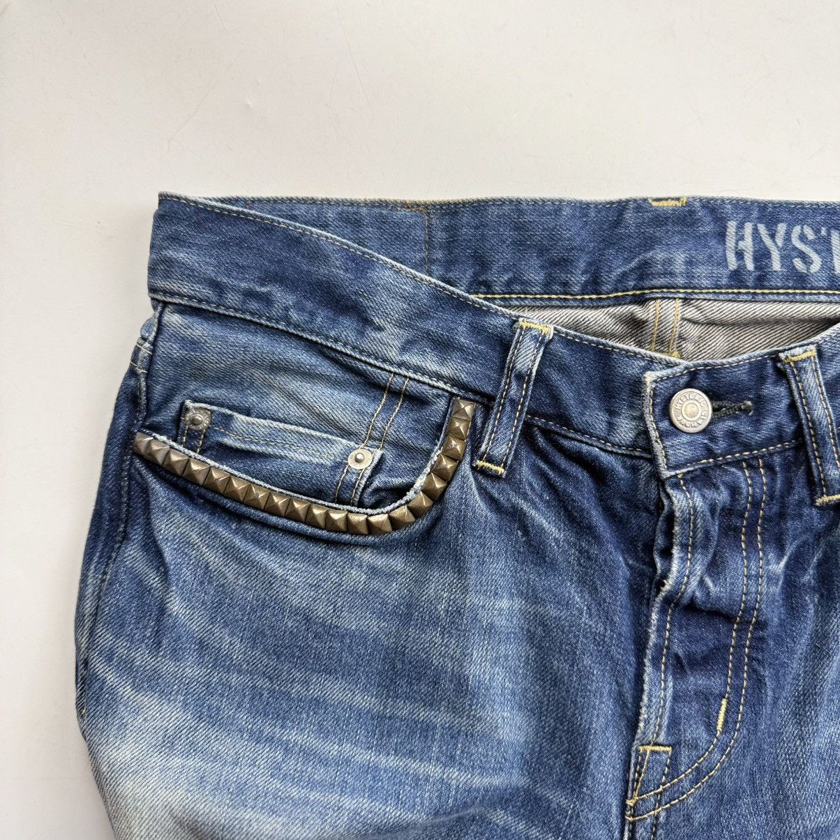 Hysteric Glamour Hysteric Glamour Studded Distressed Denim Jeans Size US 30 / EU 46 - 5 Thumbnail