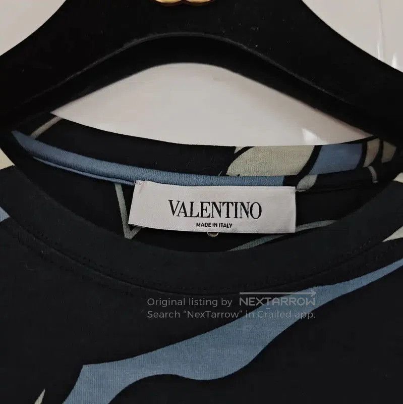 Valentino Valentino Black Cotton Graphic Short Sleeve T-shirt . Size XS / US 0-2 / IT 36-38 - 3 Thumbnail