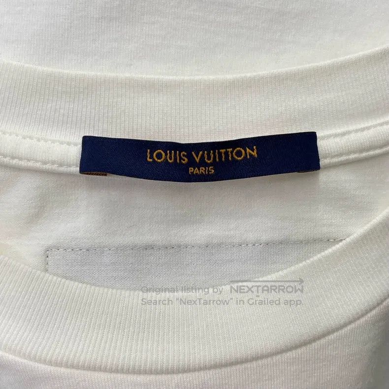 Louis Vuitton Louis Vuitton Logo graffiti white short sleeve T-shirt Size US M / EU 48-50 / 2 - 5 Thumbnail