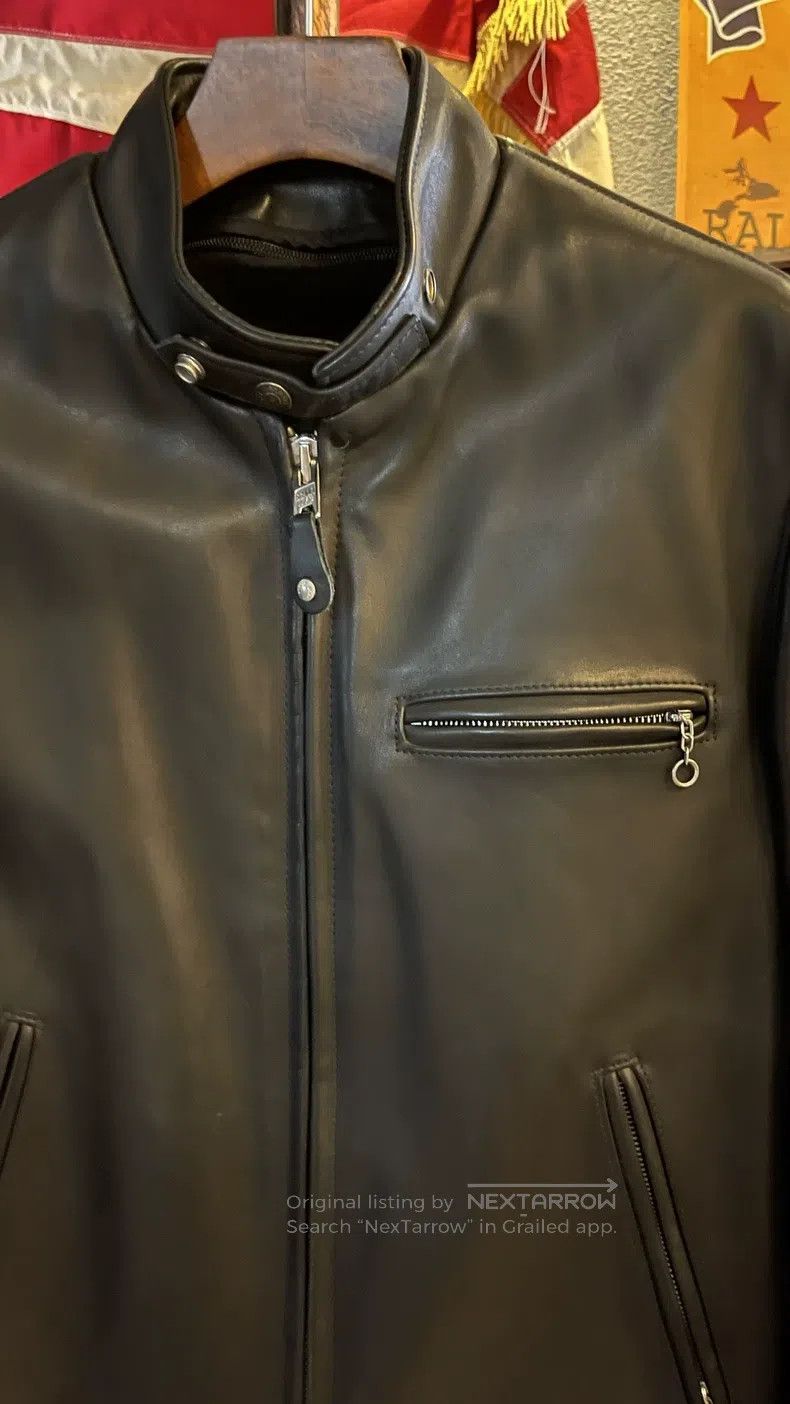 Schott Schott 141 Straight Pull Motorcycle Jacket Size US M / EU 48-50 / 2 - 2 Thumbnail