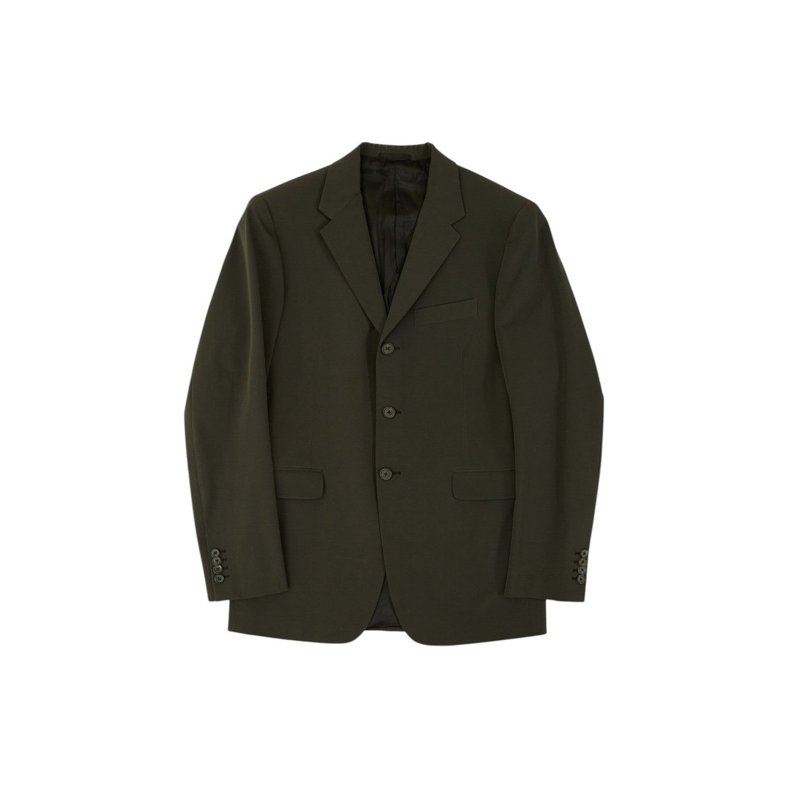 Prada Black Nylon Suit Size 46R - 3 Thumbnail