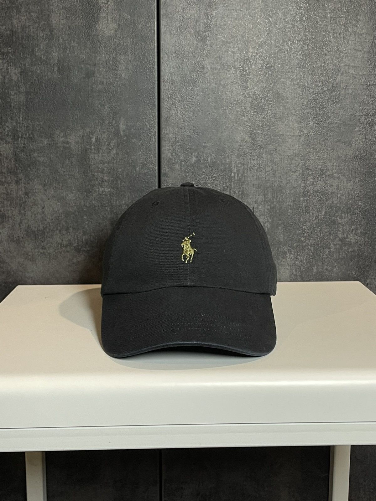 Polo Ralph Lauren Polo Ralph Lauren Pony Black Cap Hat RRL Size ONE SIZE - 2 Thumbnail