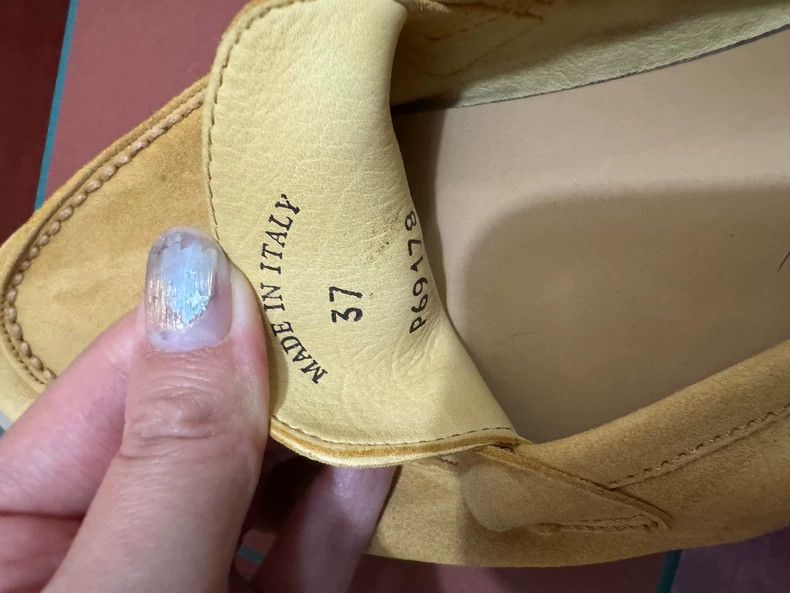 Loro Piana LORO PIANA Spring and summer yellow loafers Size US 6.5 / IT 36.5 - 7 Thumbnail