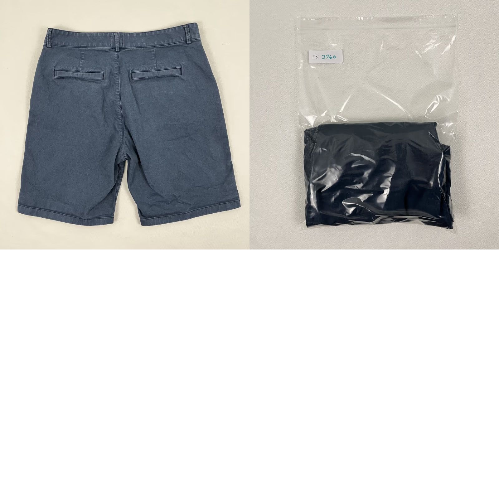 Vintage Flint & Tinder Khaki Shorts Mens Size 34 Regular Blue Washed 9" Inseam Casual Workwear Chino Pocket Logo Breathable Easy Care 365 Everyday Hike Size US 34 / EU 50 - 8 Thumbnail