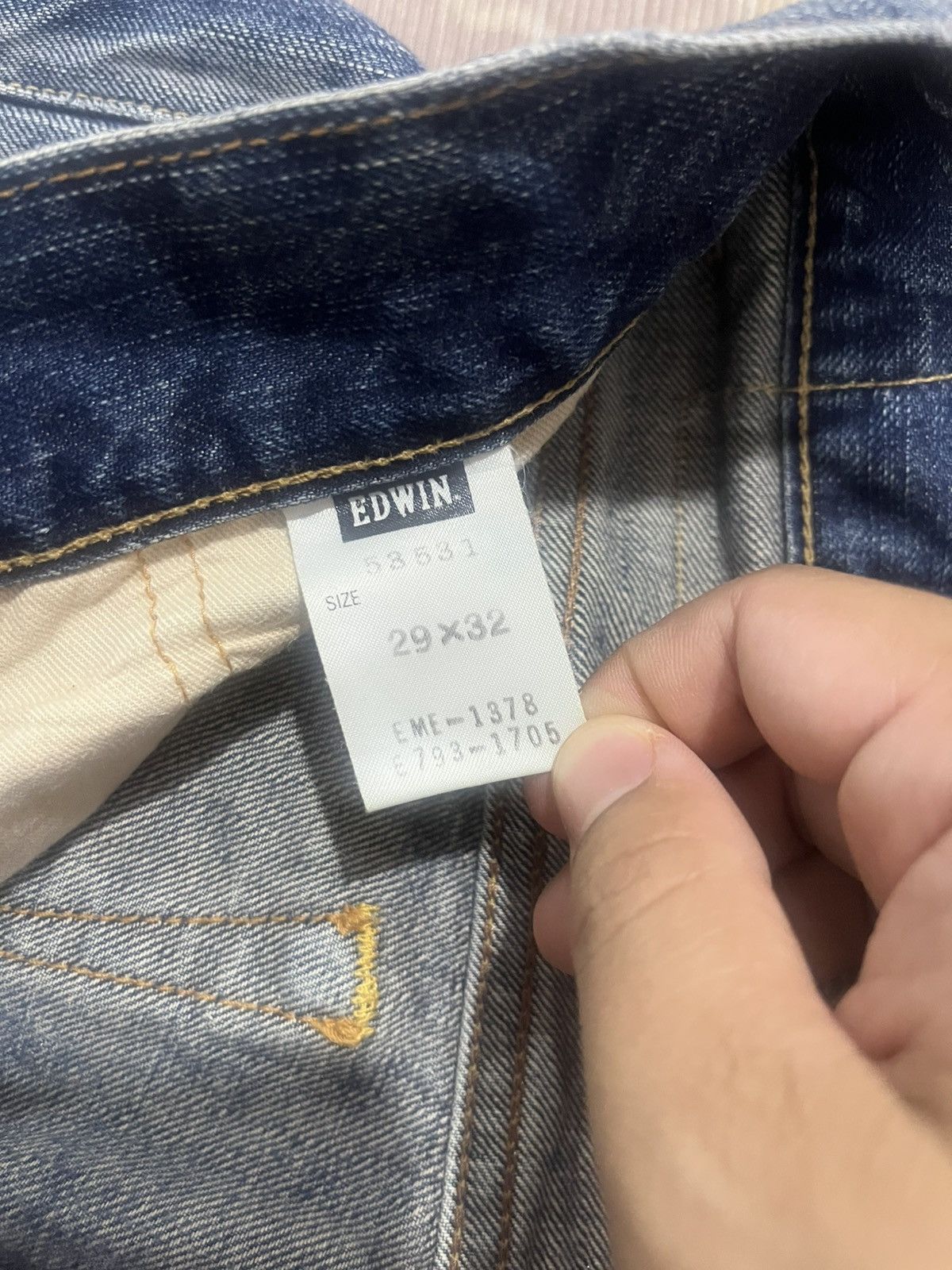 Edwin Edwin Blue Trip 503 x Venus Celebrity Flared Denim Set Size 29" - 7 Thumbnail