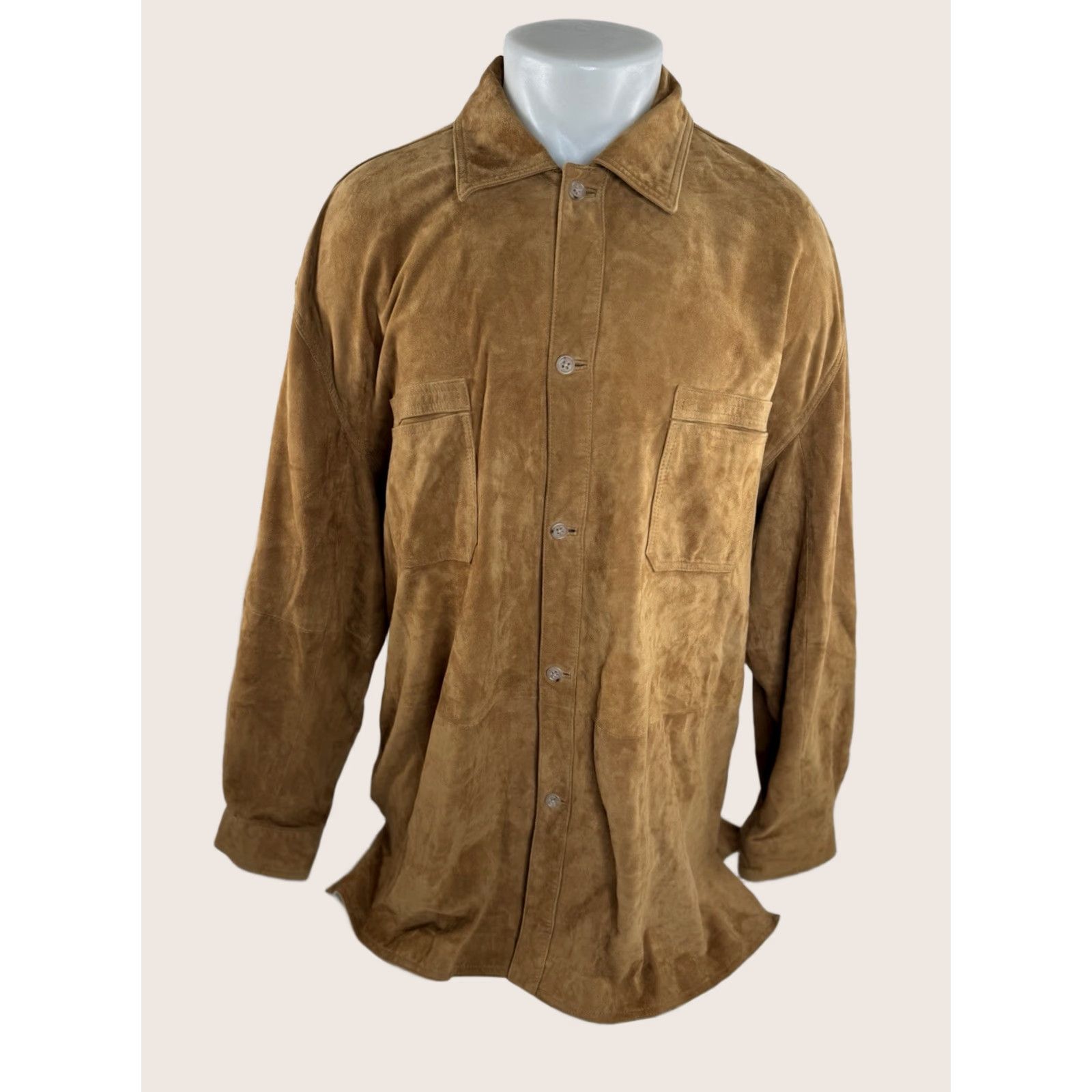 The Territory Ahead Territory Ahead - Suede Leather Shirt Jacket Mens XL Brown Leather Shirt Jacket Mens XL Brown Territory Ahead Shirt Jacket Mens XL Size US XL / EU 56 / 4 - 1 Thumbnail
