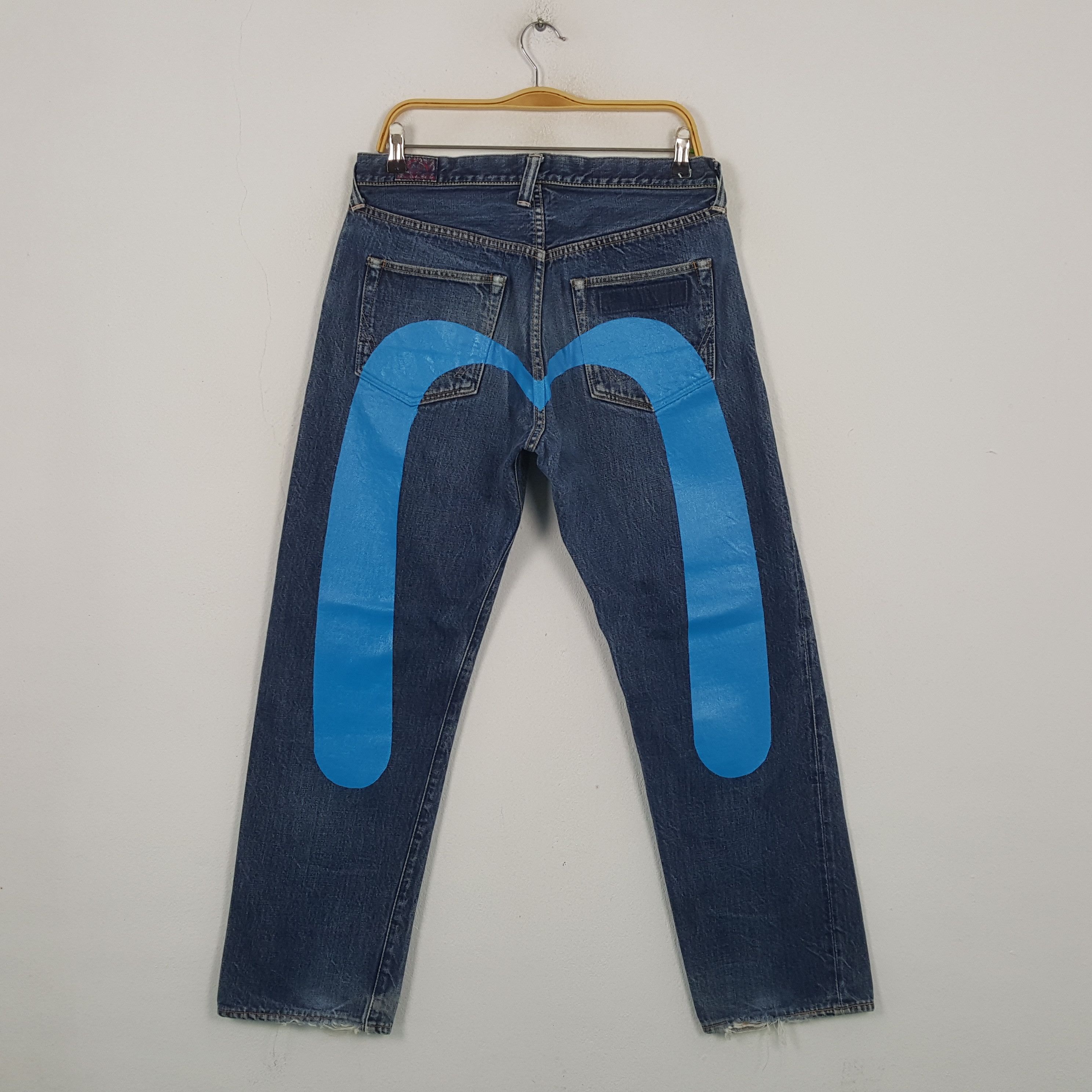 Evisu Vintage Evisu Japanese Brand Daicock Custom Jeans RR9 Size US 32 / EU 48 - 1 Thumbnail