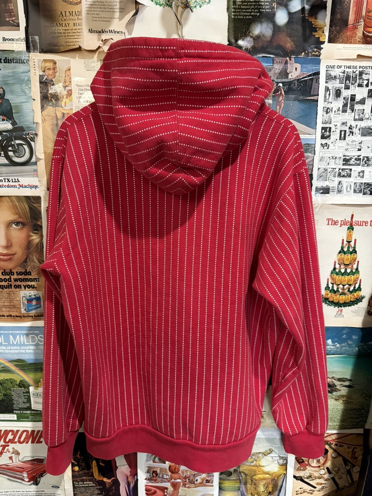Supreme Supreme 2010 Star Pin Stripe Jacket Size US XL / EU 56 / 4 - 5 Thumbnail
