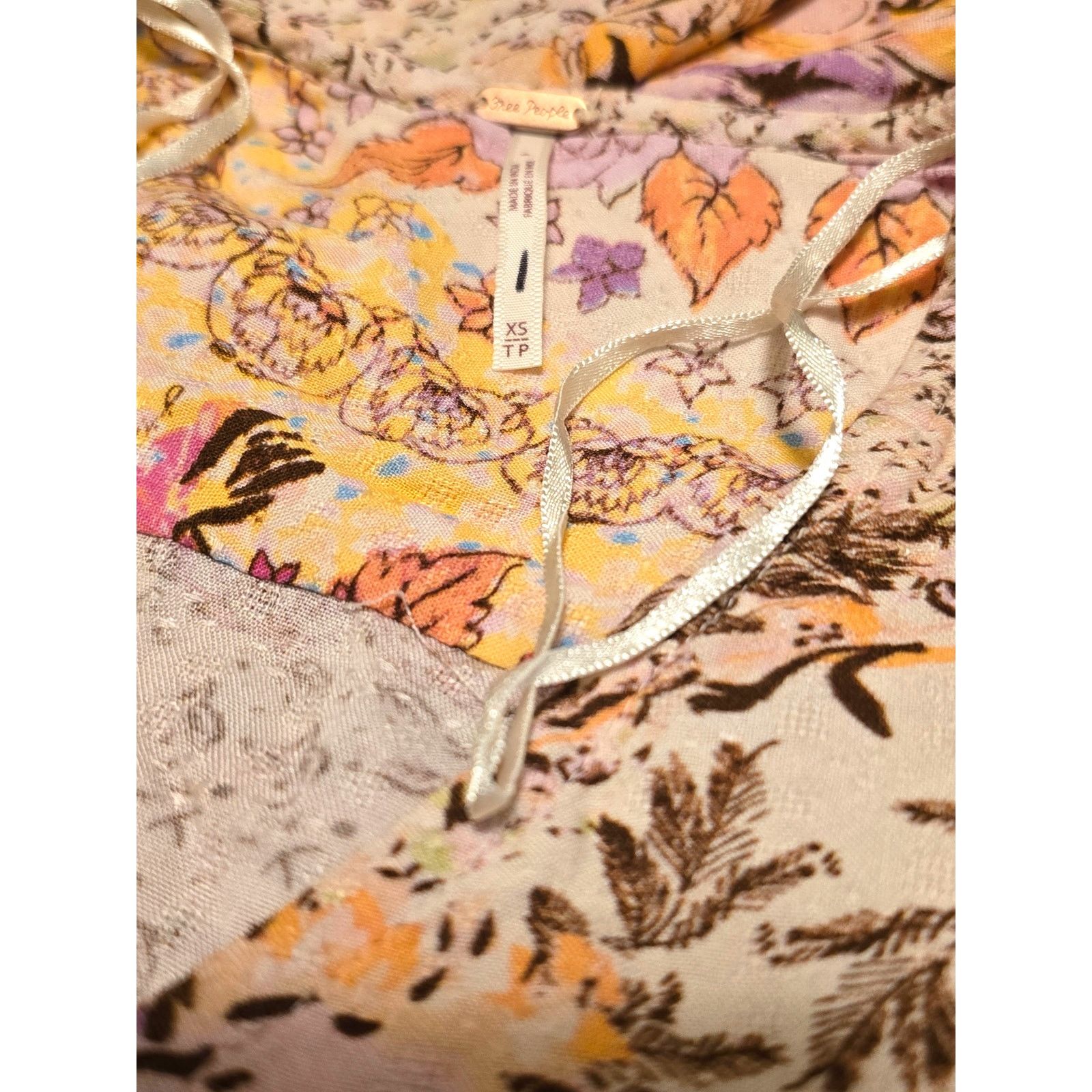 Free People New Free People Marais Floral Printed Midi Dress $168 XS Size XS / US 0-2 / IT 36-38 - 4 Thumbnail