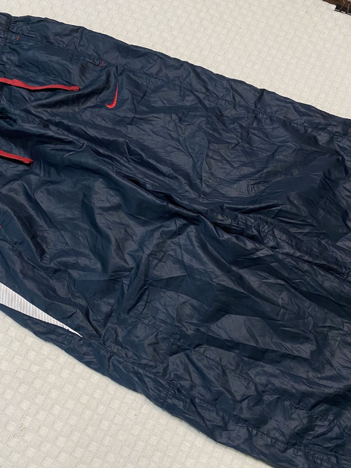 Carhartt Wip × Nike 💥 VINTAGE NIKE BAGGY NYLON 90S WIDE LEG TRACK PANTS Y2K Size US 28 / EU 44 - 5 Thumbnail