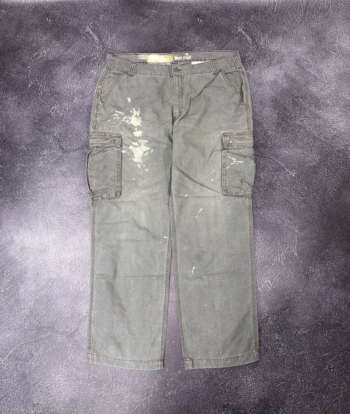 Carhartt Vintage Carhartt Distressed Baggy Cargo USA Opium Work Pants Size US 40 / EU 56 - 2 Thumbnail