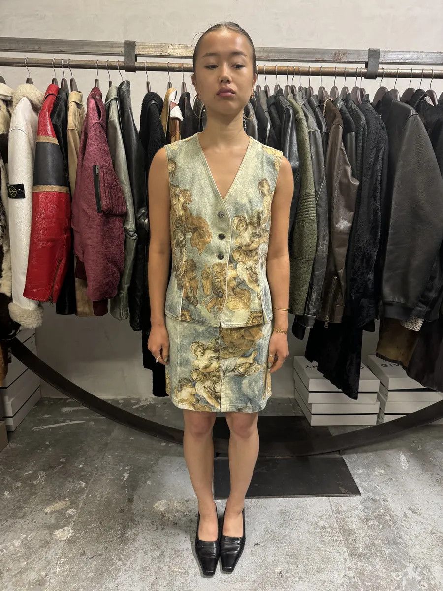 Roberto Cavalli FW1994 Roberto Cavalli Renaissance Royal Print Buttoned Vest Size S / US 4 / IT 40 - 3 Thumbnail