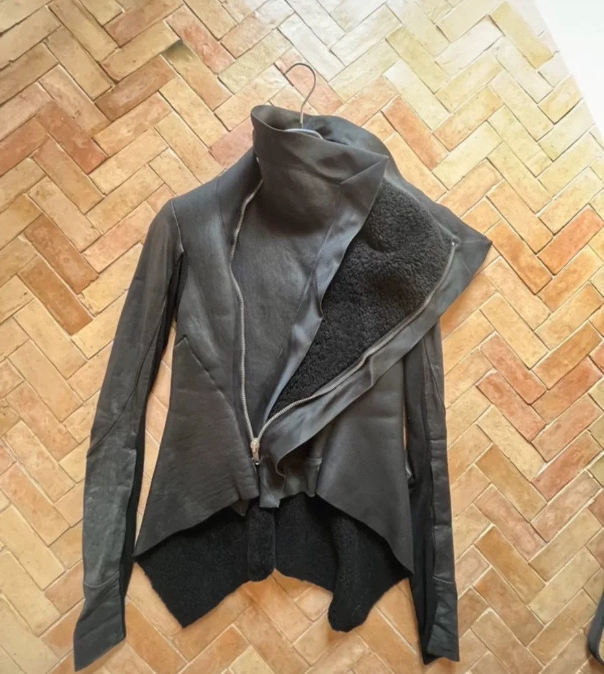 Rick Owens Rick Owens fur one-piece leather jacket 2412-Nextarrow Size US M / EU 48-50 / 2 - 5 Thumbnail