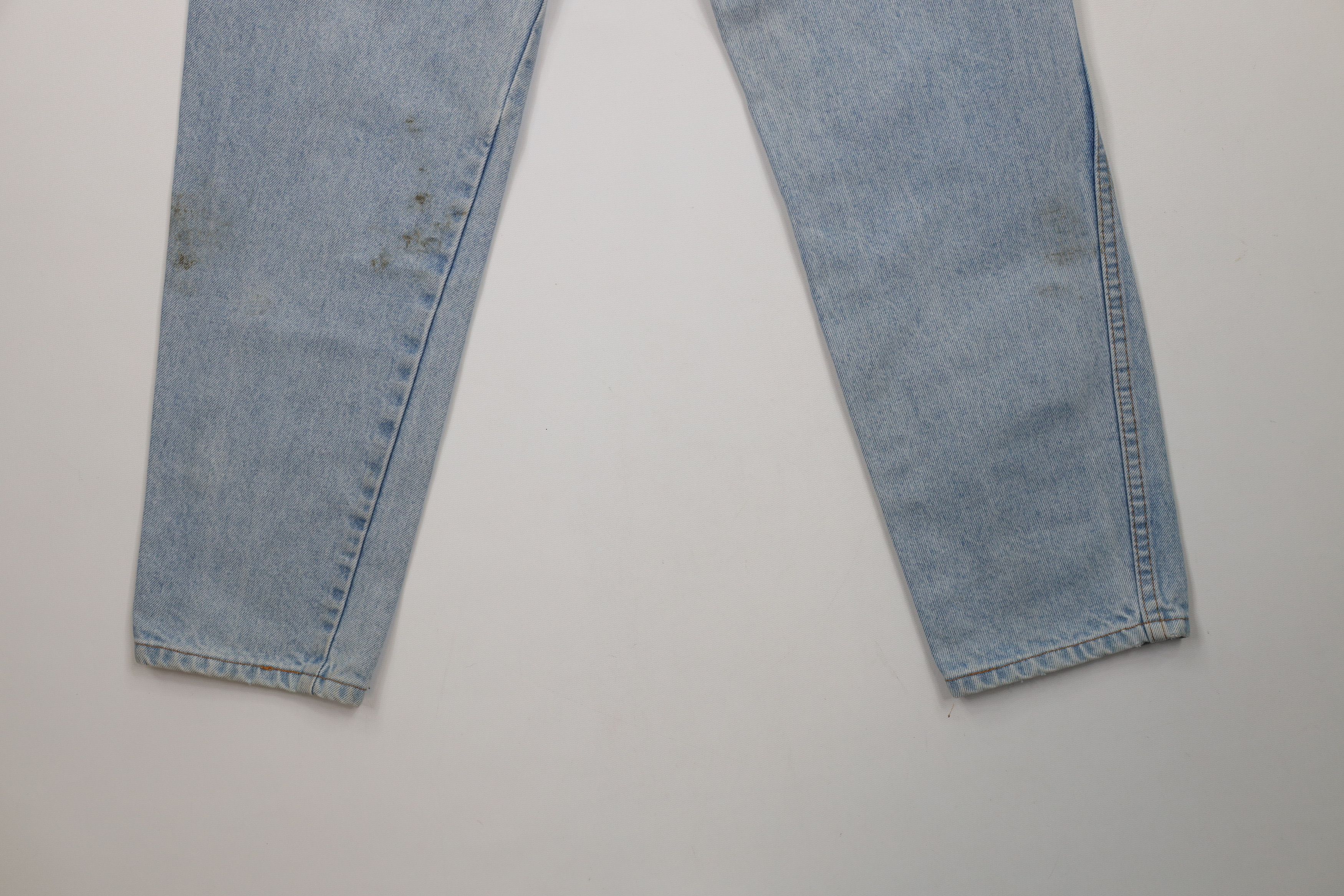Vintage Vintage 80s 90s Streetwear Tapered Leg Denim Jeans Blue Size 32" / US 10 / IT 46 - 14 Thumbnail
