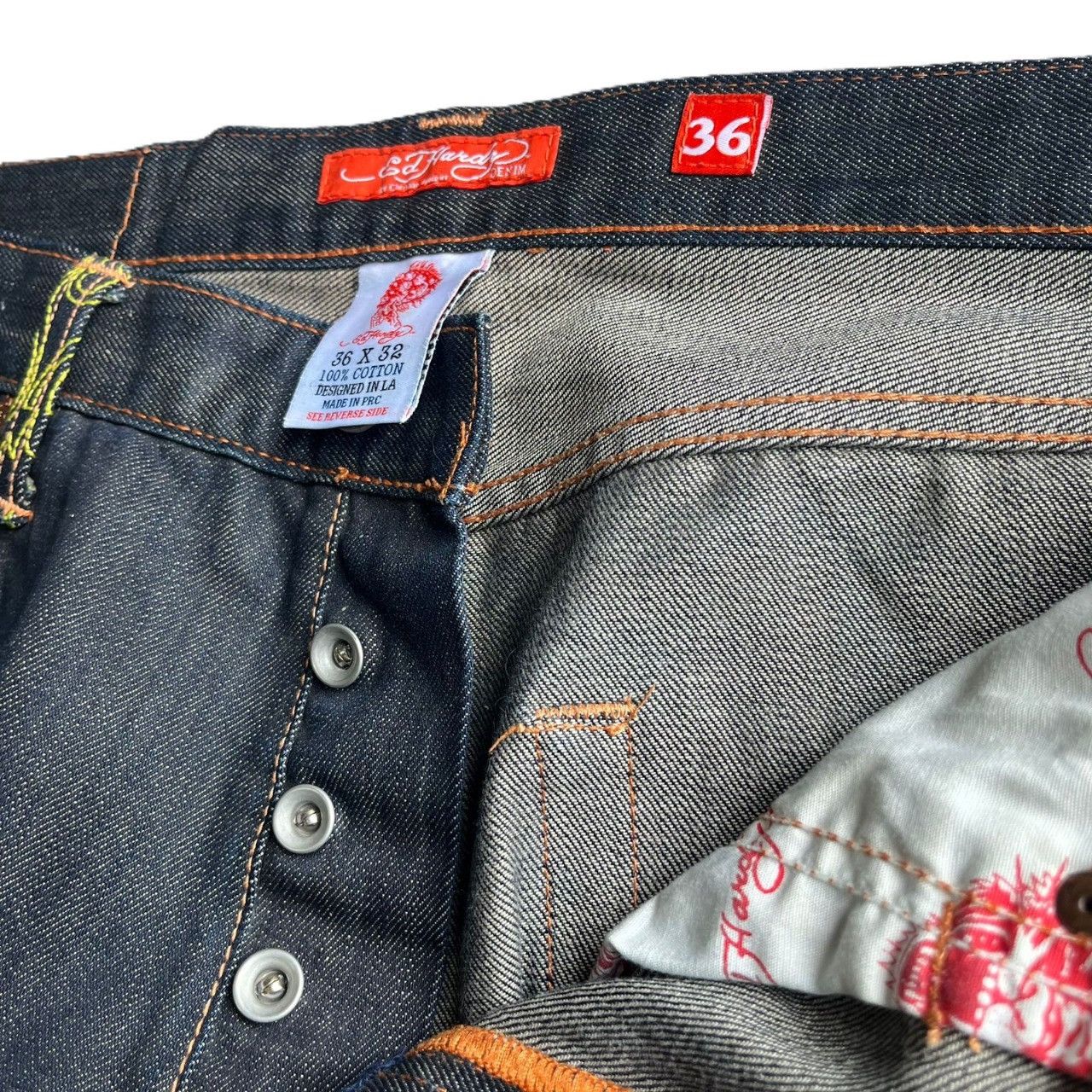 Ed Hardy Ed Hardy Hannya Jeans Size US 36 / EU 52 - 7 Thumbnail