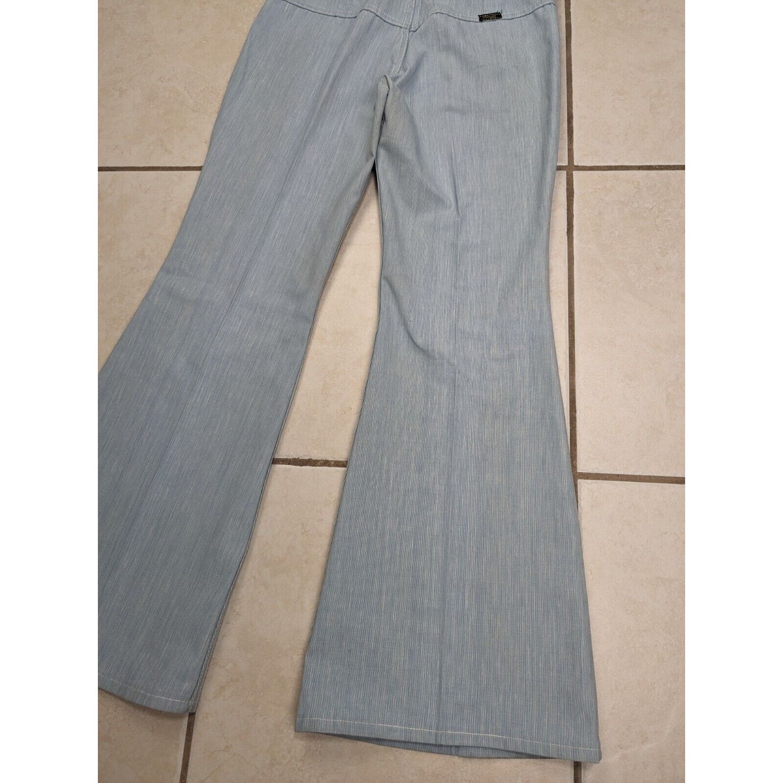 Wrangler Vtg 70s Wrangler Bell Bottom Flare Jeans Juniors 13 Blue USA Size 32" / US 10 / IT 46 - 17 Thumbnail