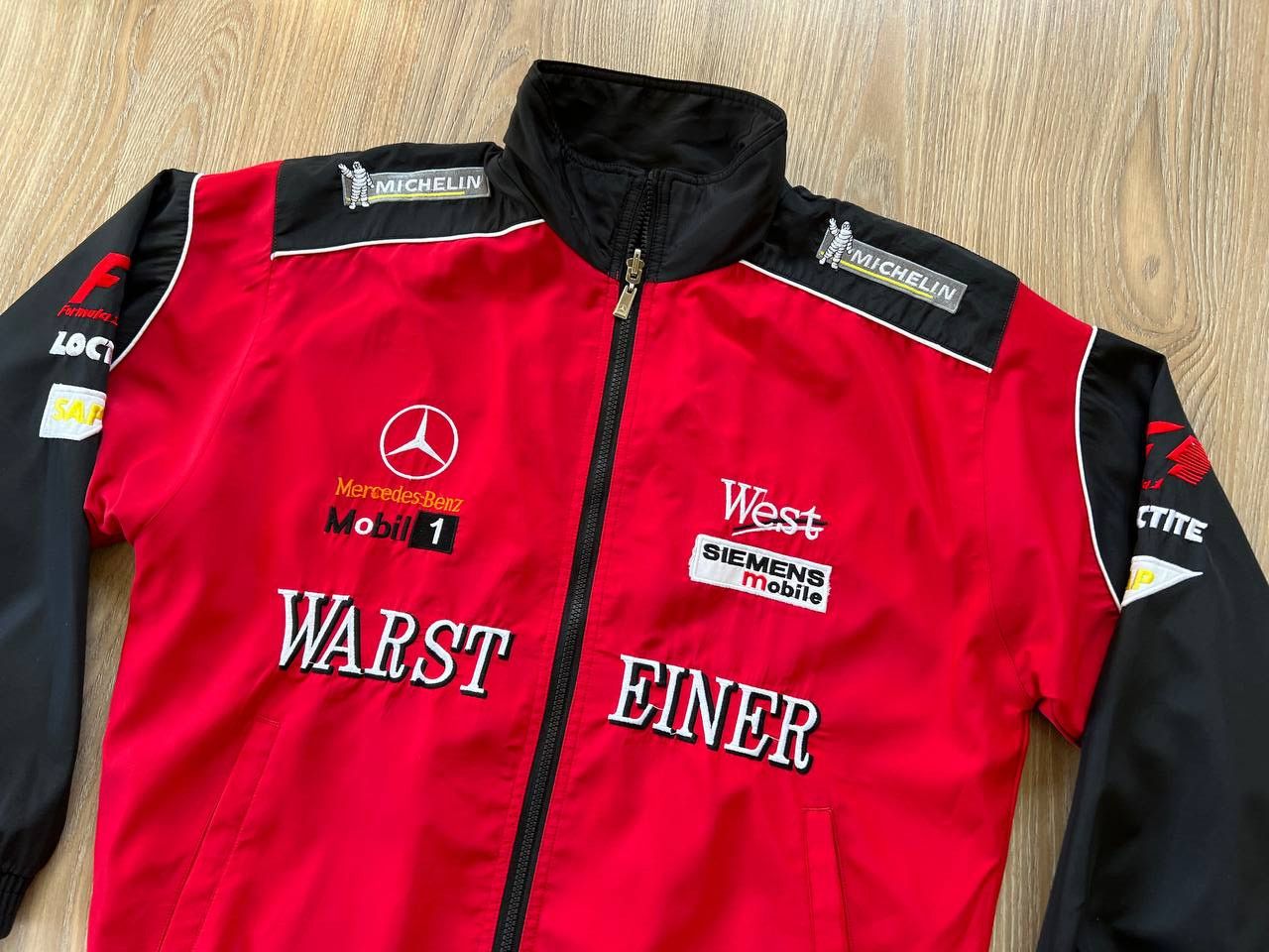 Mercedes-Benz × Vintage Vintage Mercedes Benz Mclaren Warsteiner Racing Track Jacket Size US XL / EU 56 / 4 - 4 Thumbnail
