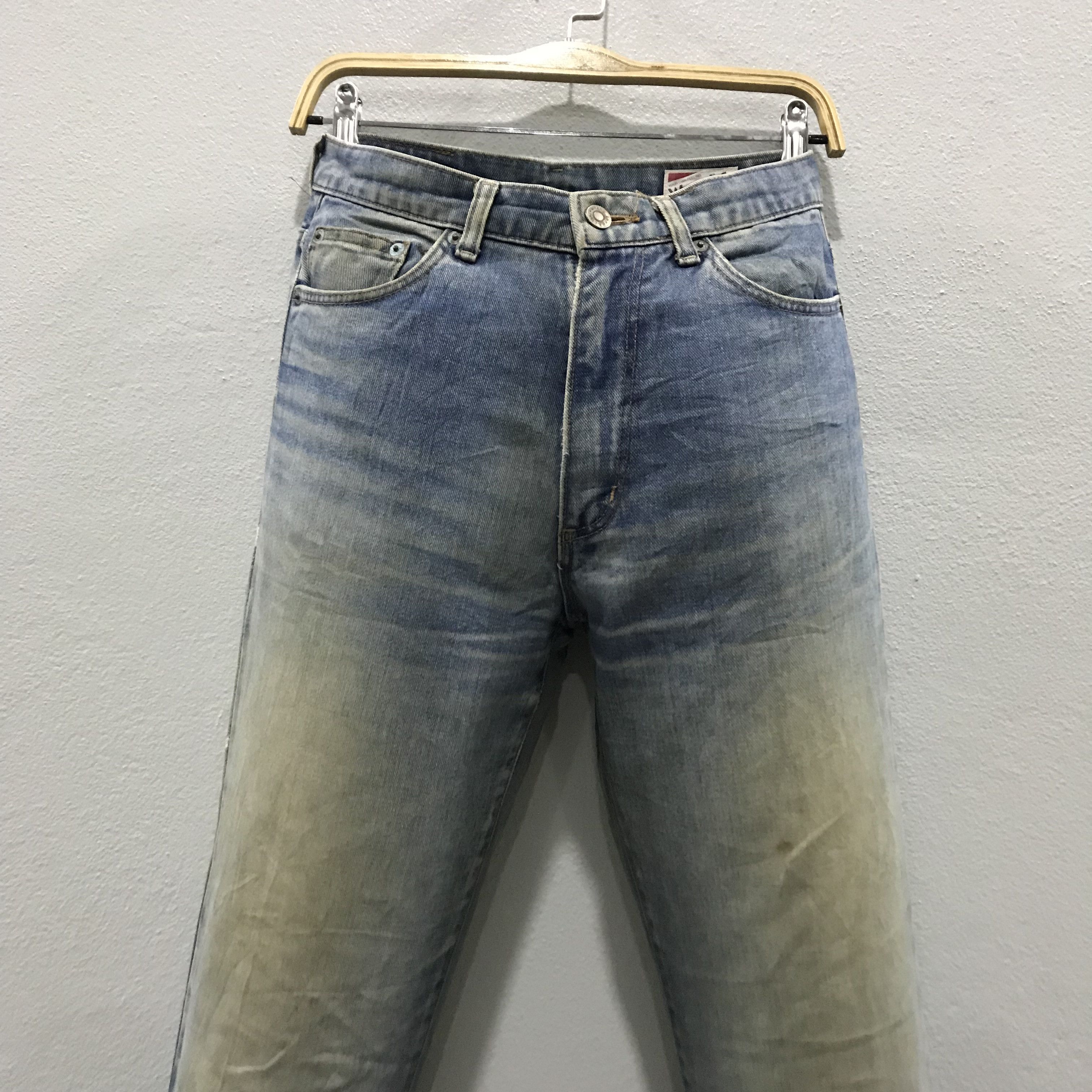 Wrangler Wrangler Neo Nine Faded Light Wash High-Rise Straight Leg Size US 29 - 3 Thumbnail