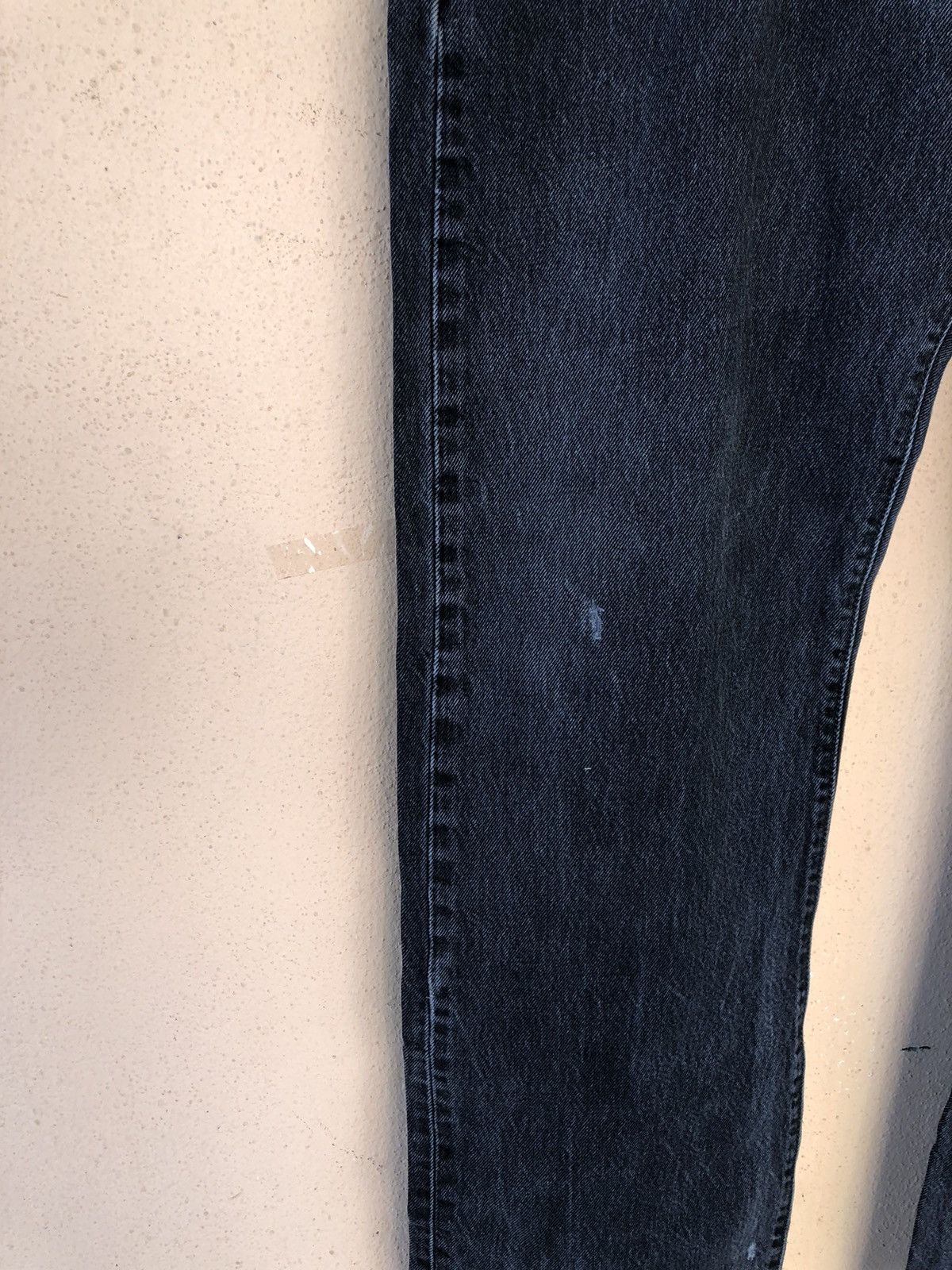 Levi's Vintage Clothing × Vintage Vintage LEVIS 501 Flat Black Button Fly Jeans Size US 38 / EU 54 - 10 Thumbnail