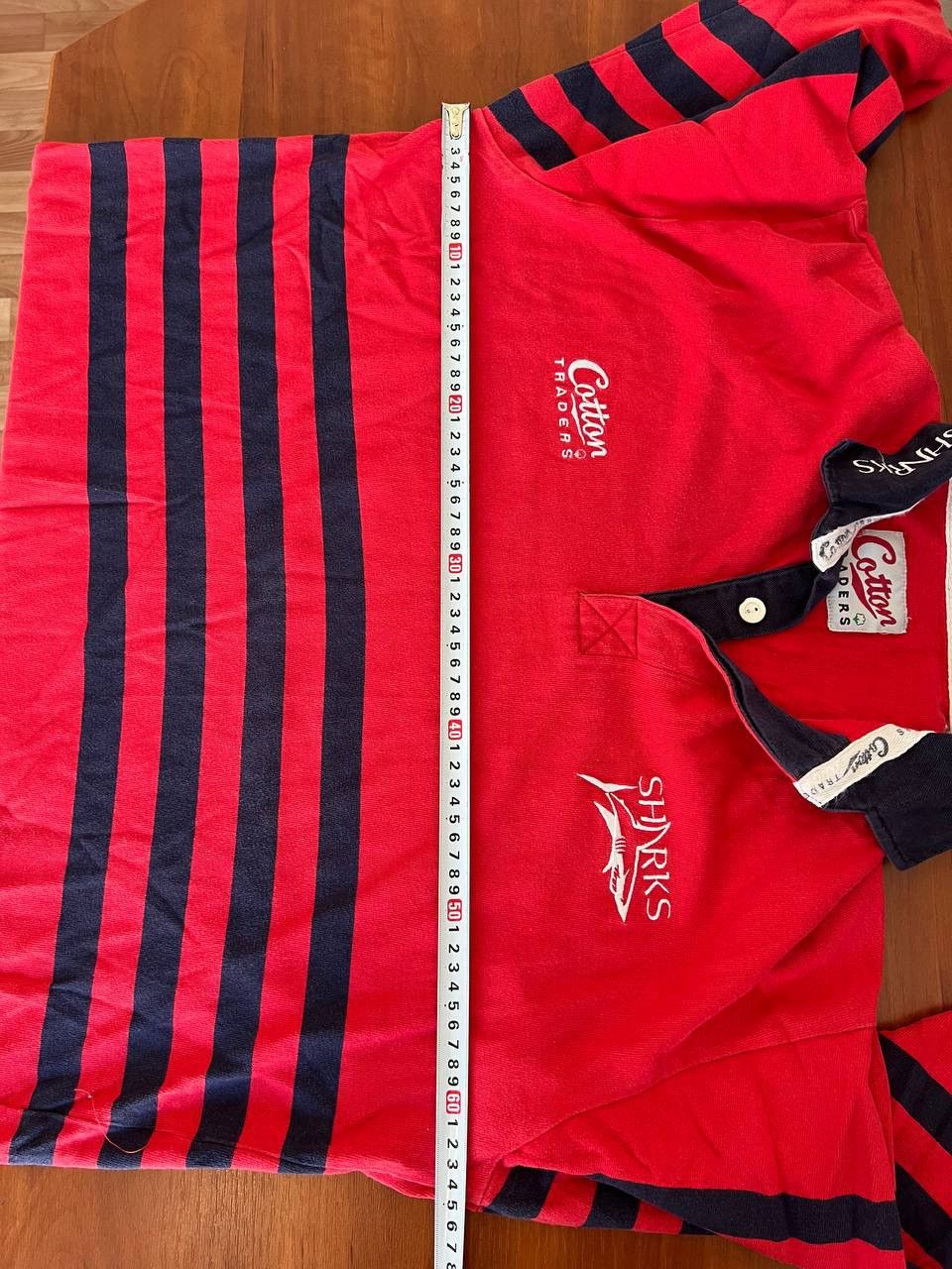 Cotton Traders 1998/99 SHARKS RUGBY AWAY RARE UNION SHIRT JERSEY SIZE XL Size US XL / EU 56 / 4 - 15 Thumbnail