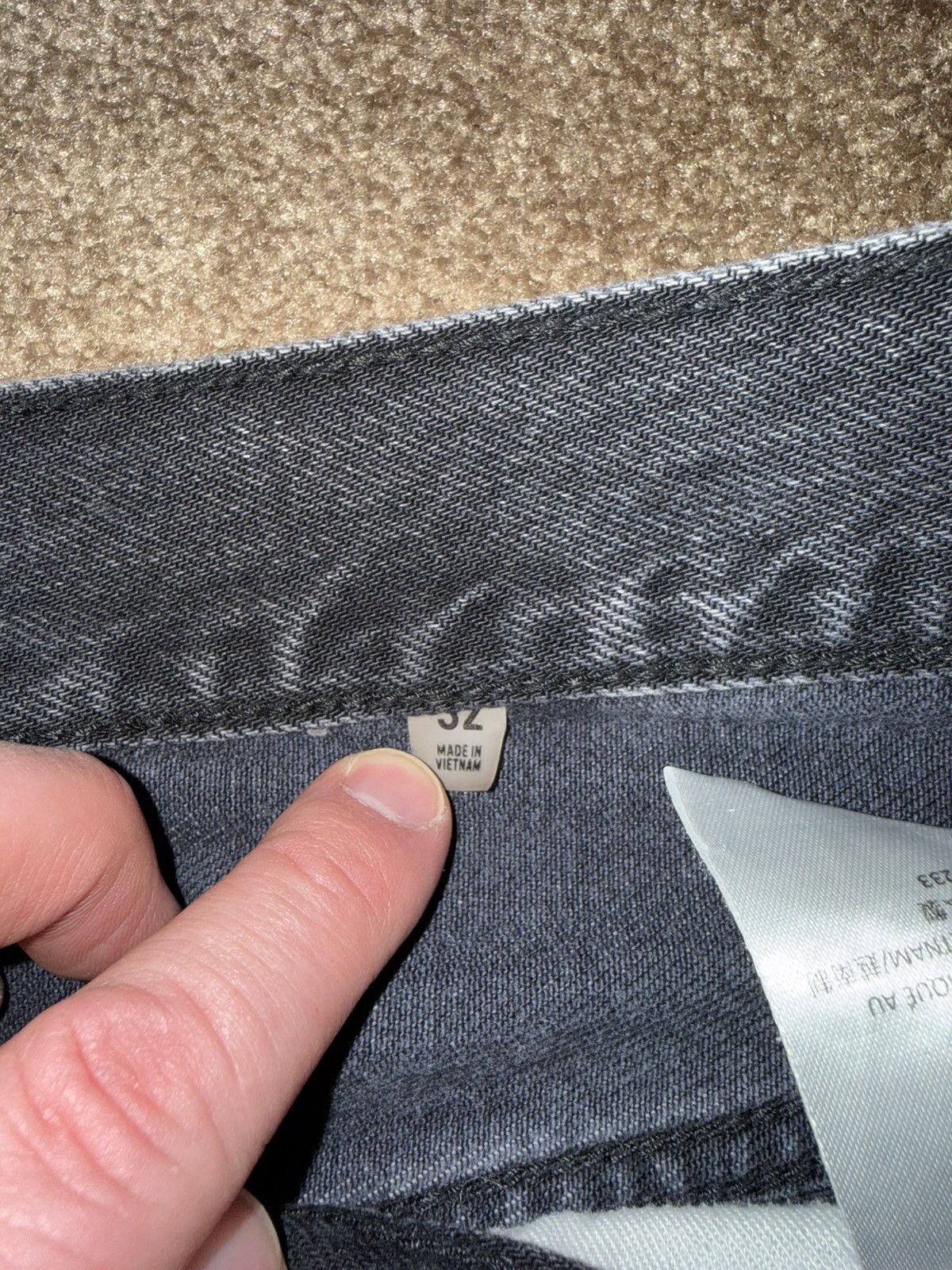 Essentials Black jeans Size US 32 / EU 48 - 4 Thumbnail