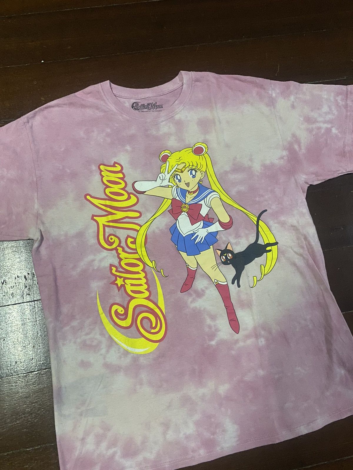 Anime × Vintage Vintage y2k Sailor Moon Anime pink tie dye T Shirt Size US L / EU 52-54 / 3 - 2 Thumbnail