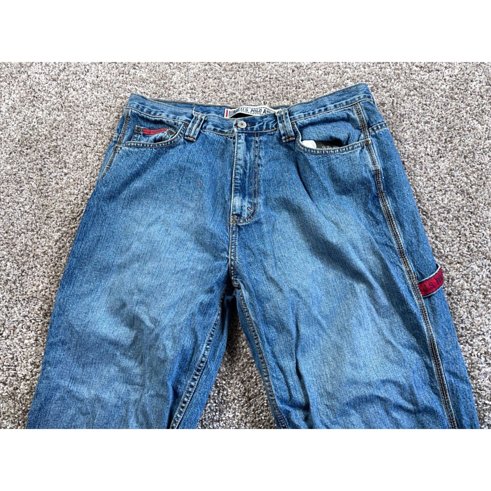 Vintage VINTAGE US Polo Assn. Baggy Fit Carpenter Jeans Shirt? Size US S / EU 44-46 / 1 - 4 Thumbnail