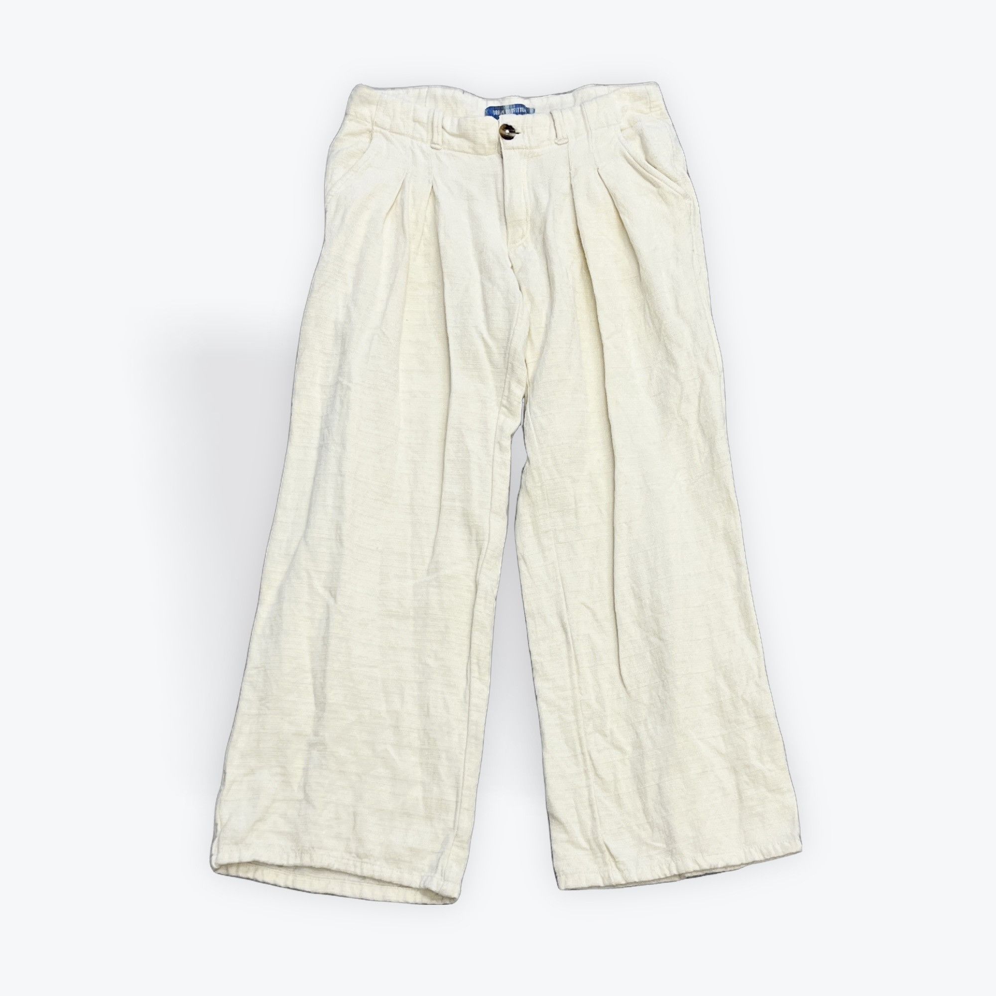 Urban Outfitters 0 - UO Cream Wide Pants Size 25" / US 0 / IT 36 - 1 Thumbnail