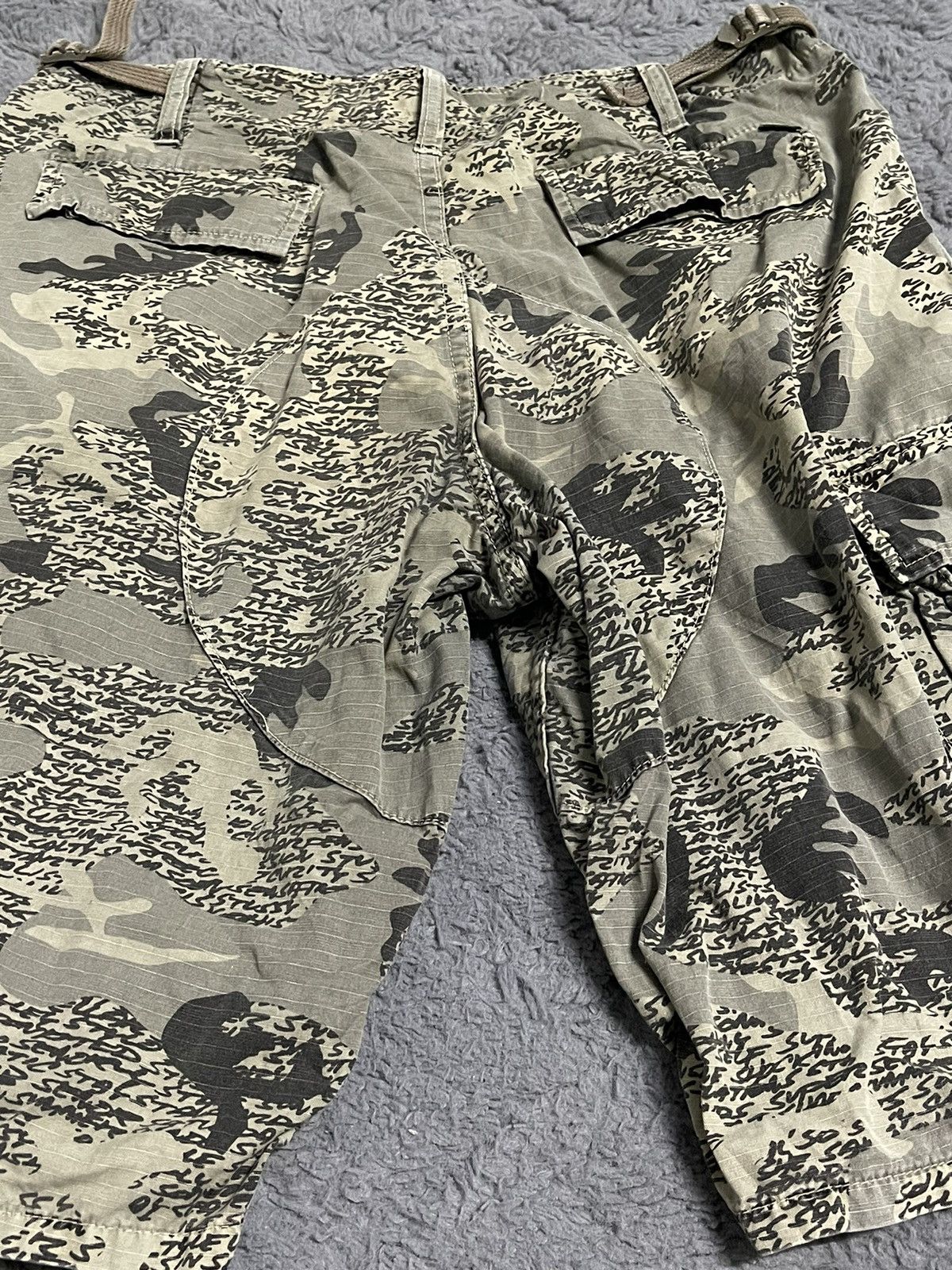 Stussy Vintage Stussy Cargo Half Pants Size US 32 / EU 48 - 4 Thumbnail