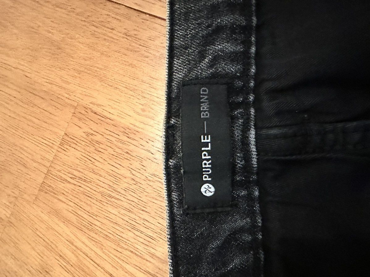 Purple Brand Purple Brand P001 Washed Black Tie Acid Jean Size US 32 / EU 48 - 3 Thumbnail
